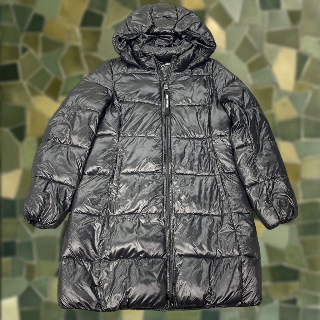 Juicy Couture Juicy Couture Black Label Puffer Jacket Womens Small Black Hooded Down Blend Coat Size S / US 4 / IT 40 - 1 Thumbnail