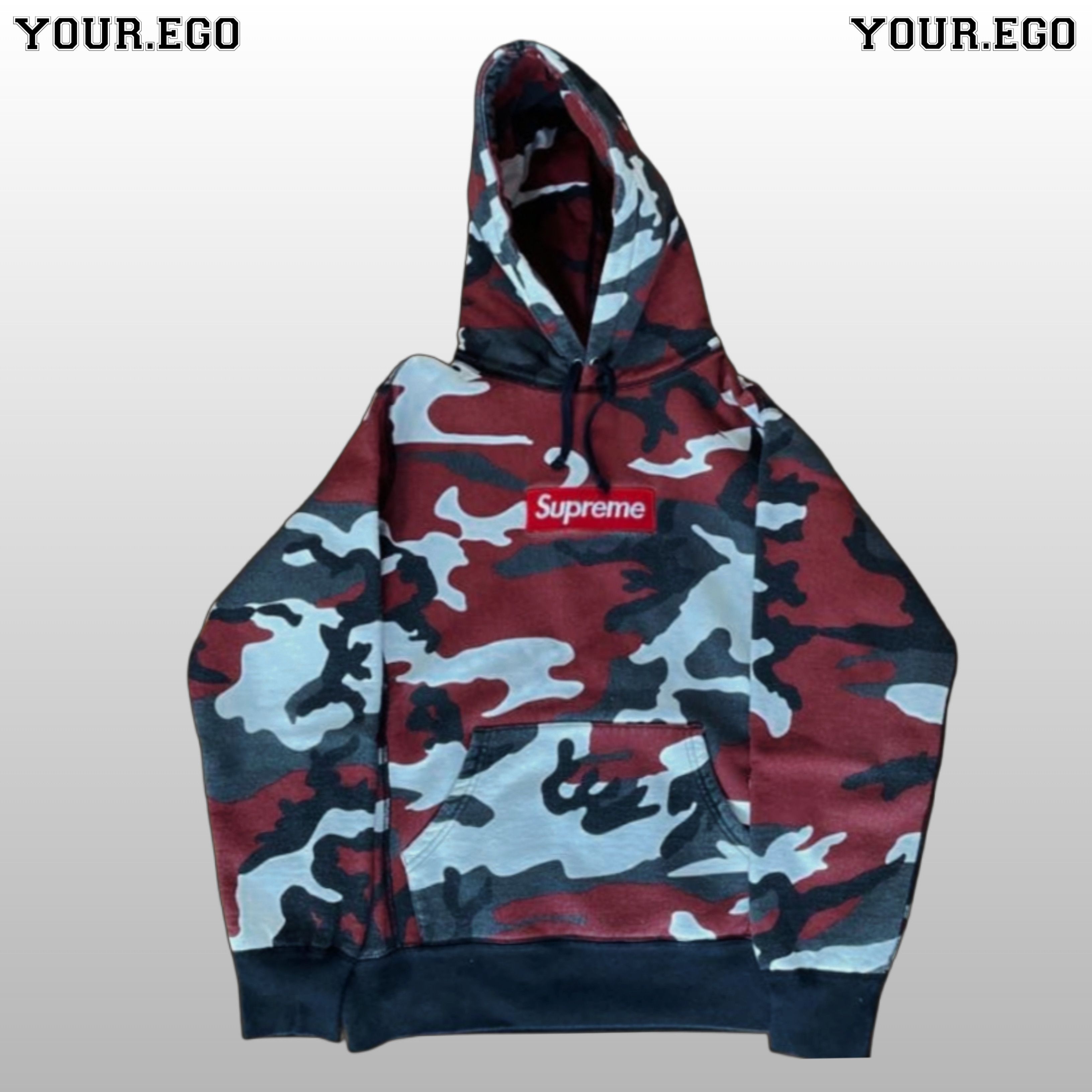 Supreme Supreme Box Logo Pullover Red Camo FW13 Size US M / EU 48-50 / 2 - 1 Thumbnail