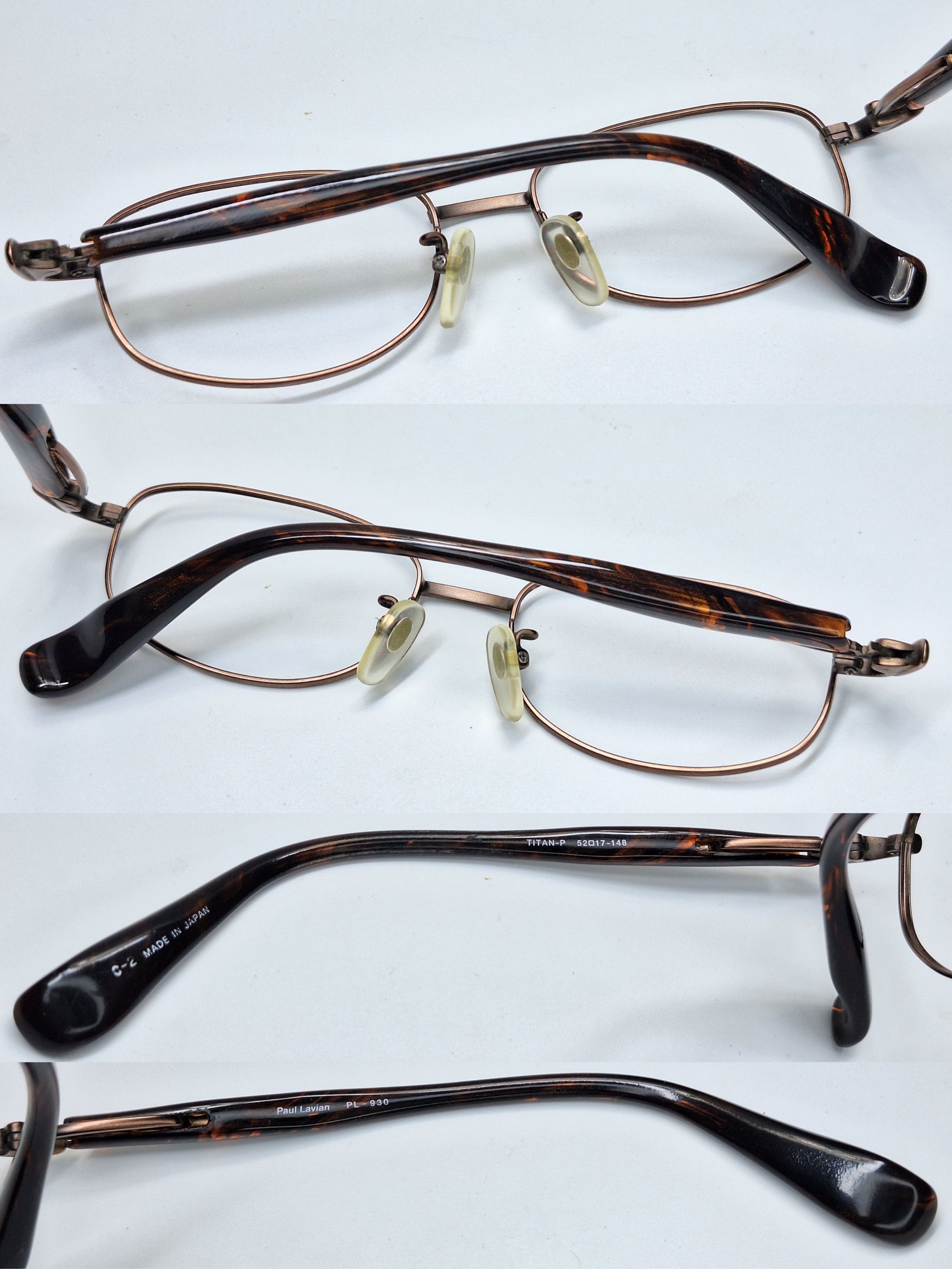Other Paul Lavian PL-930 Titan-P Made in Japan Square Eyeglass Size ONE SIZE - 3 Thumbnail
