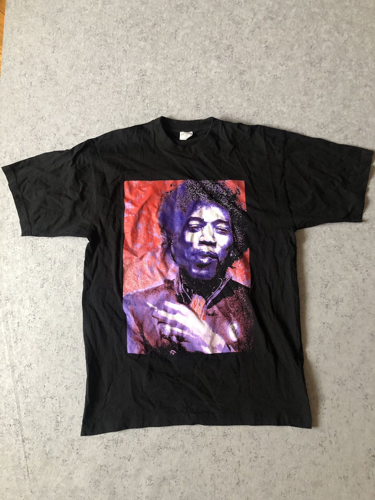 Band Tees × Jimi Hendrix VINTAGE 1994 JIMI HENDRIX SMOKING TEE Size US XL / EU 56 / 4 - 1 Thumbnail