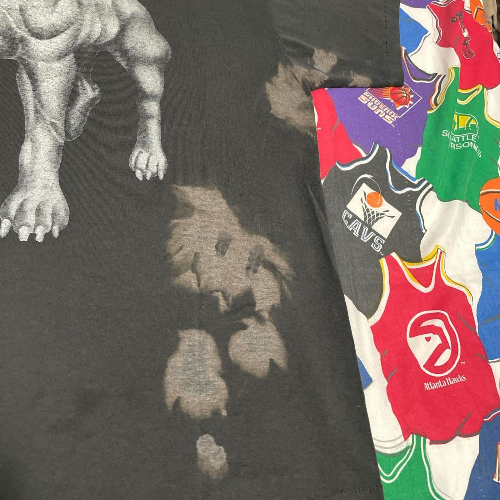 Vintage Vintage 90s Rude Dogs California Thrashed Single Stitch Tee Size US XL / EU 56 / 4 - 6 Thumbnail