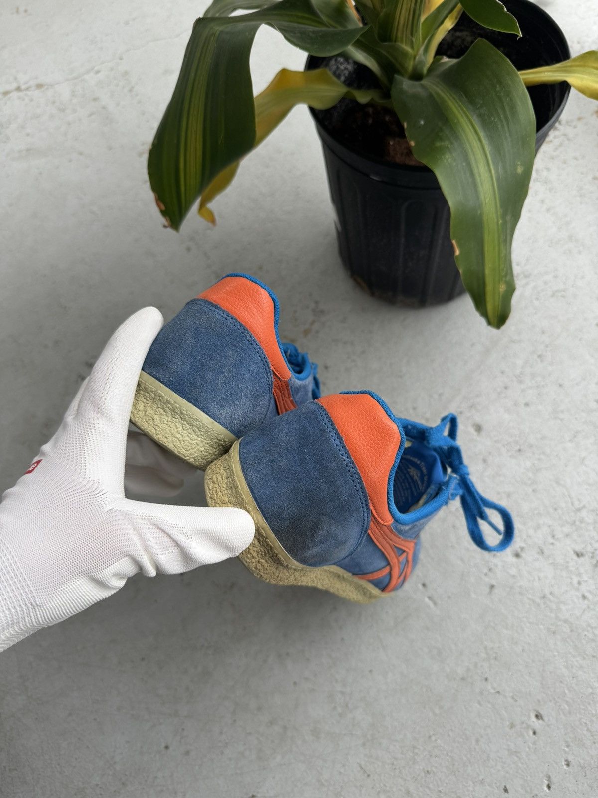 Asics Asics Vickka Moscow Onitsuka Tiger Mid Blue/Orange Shoes Size US 11 / EU 44 - 7 Thumbnail