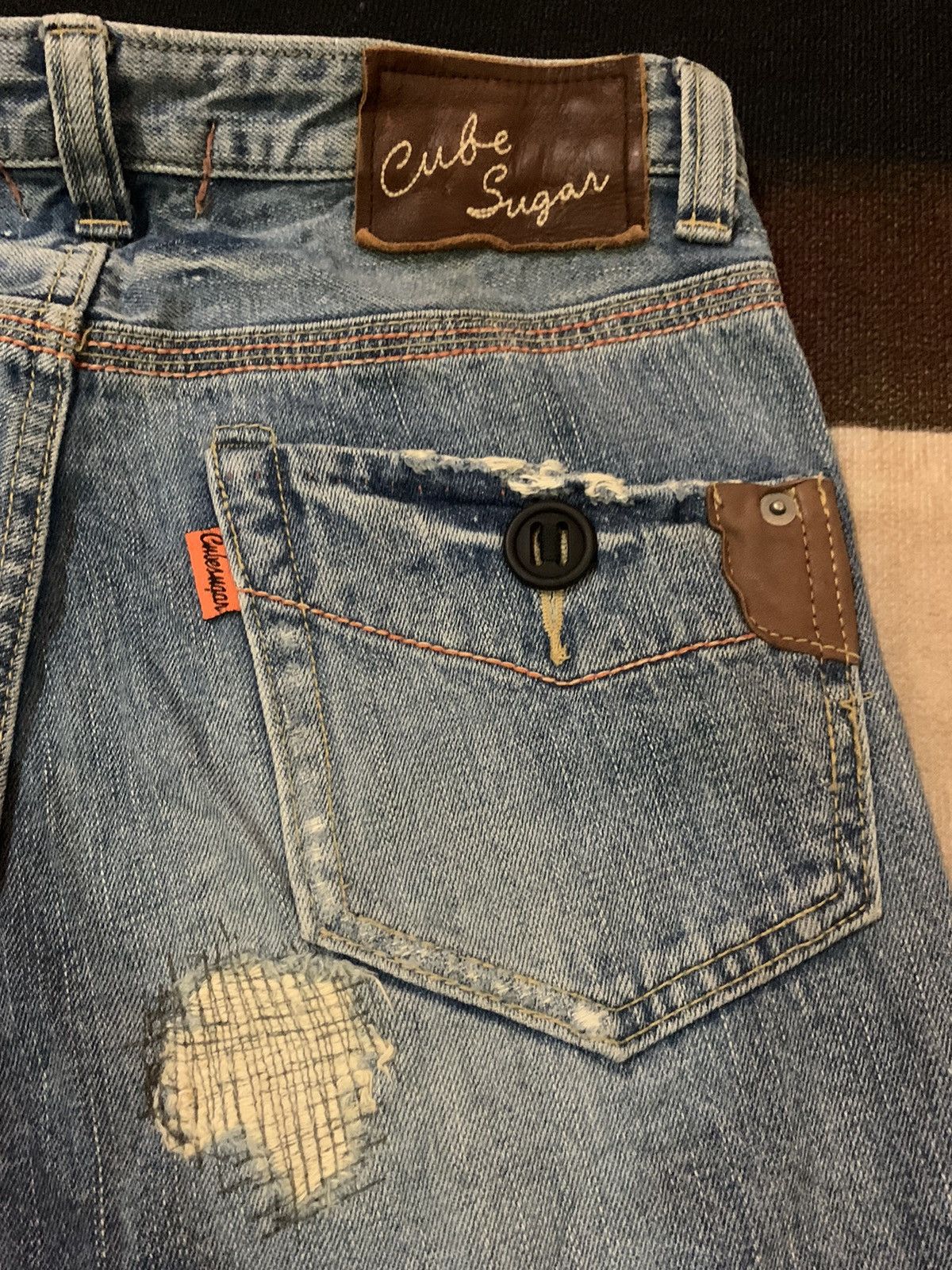 Le Grande Bleu (L.G.B.) Cube Sugar Denim Jeans Size US 29 - 4 Thumbnail