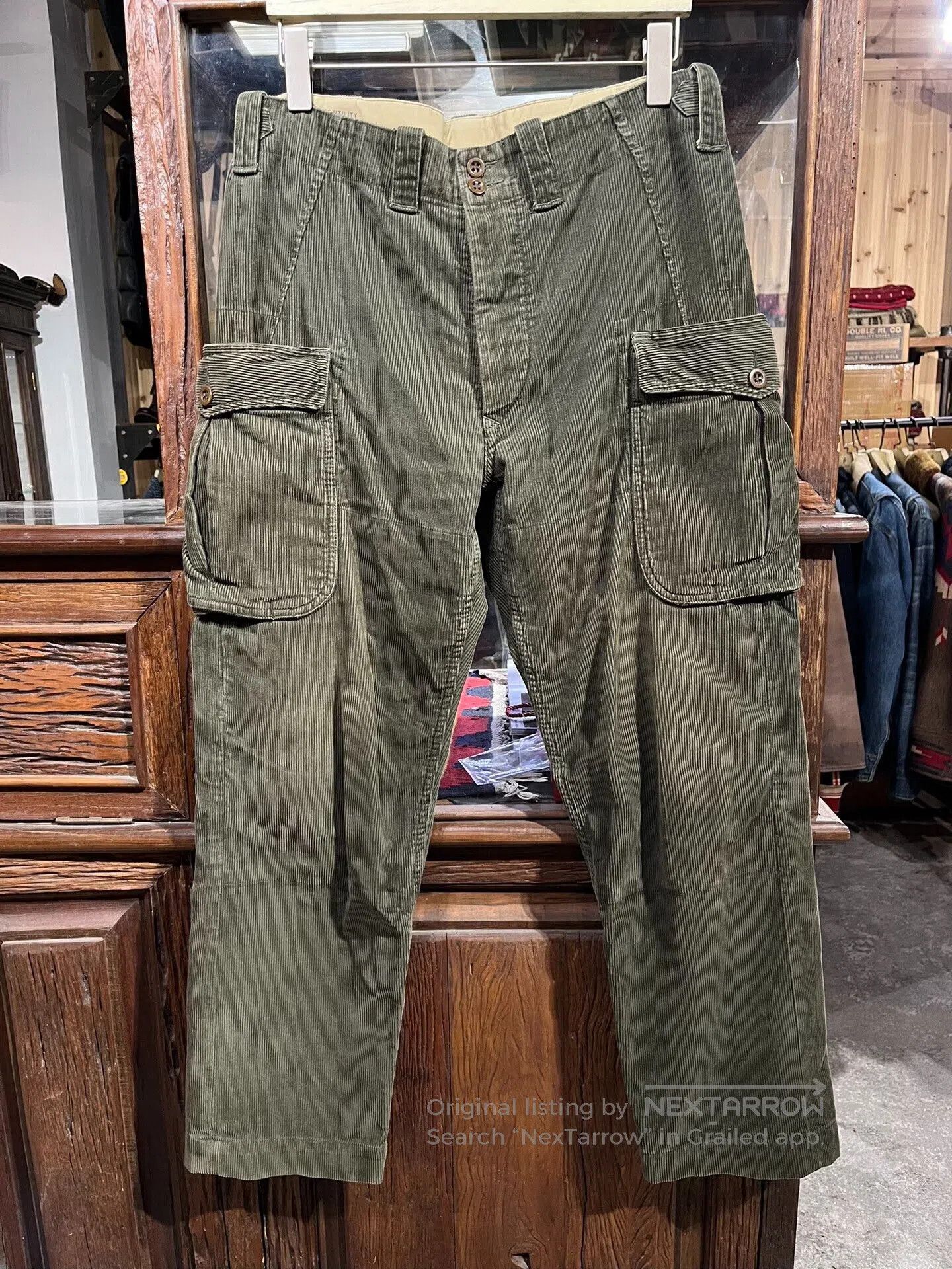RRL Ralph Lauren RRL Vintage Corduroy Work Pants. Size US 30 / EU 46 - 1 Thumbnail