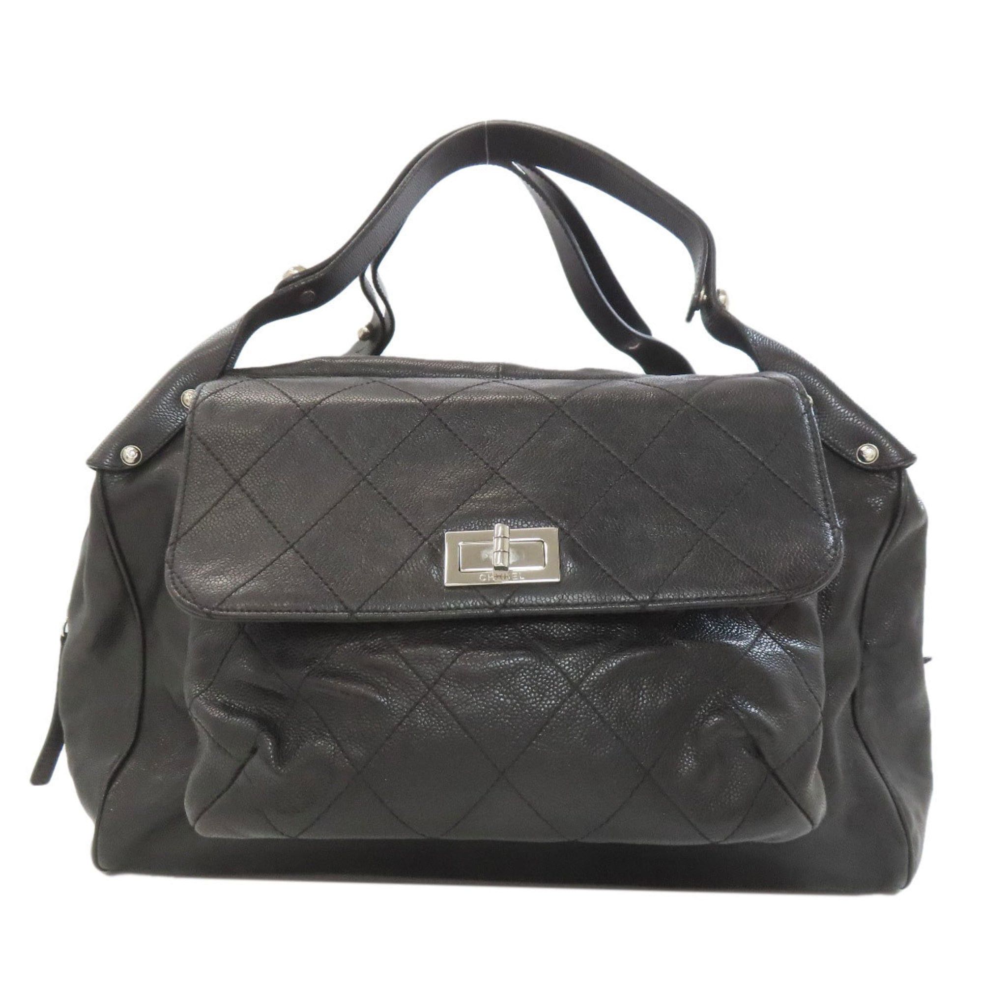 Chanel CHANEL Matelasse Silver Hardware Tote Bag in Grained Calfskin for Women Size ONE SIZE - 1 Thumbnail
