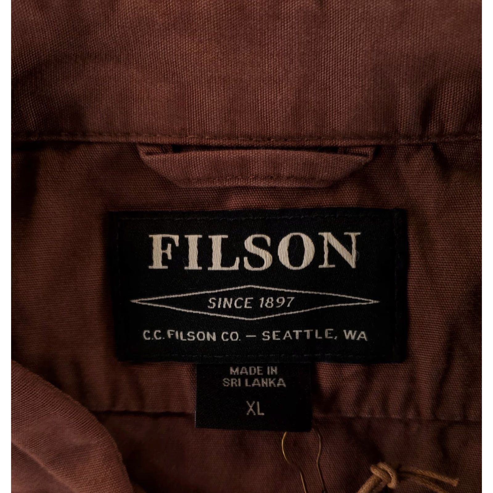 Filson Filson Shirt Field Button Up Short Sleeve Rod & Gun Club Red Clay XL Mens NWT Size US XL / EU 56 / 4 - 3 Thumbnail