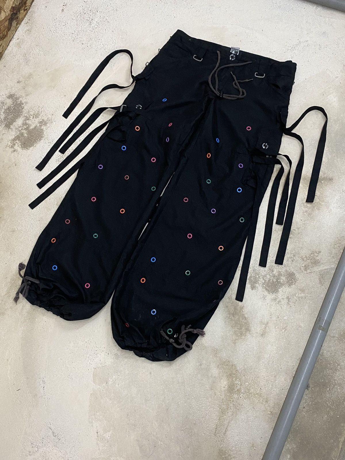 GOSTAR DE FUGA ILLIG Strap Pants Parachute Bondage Junya Watanabe Style Size US 31 - 2 Thumbnail