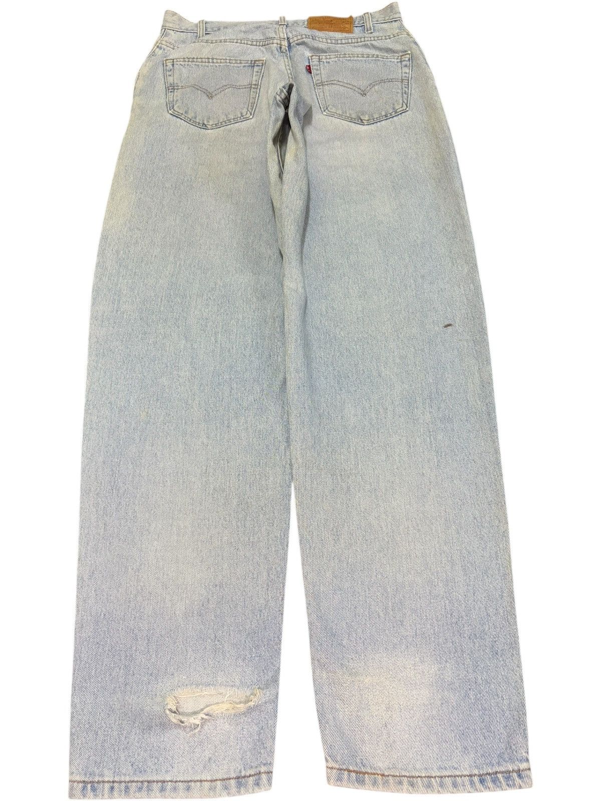 Levi's Vintage 90s Levis 560 Mud Wash Distressed Jeans Size 32" / US 10 / IT 46 - 2 Thumbnail