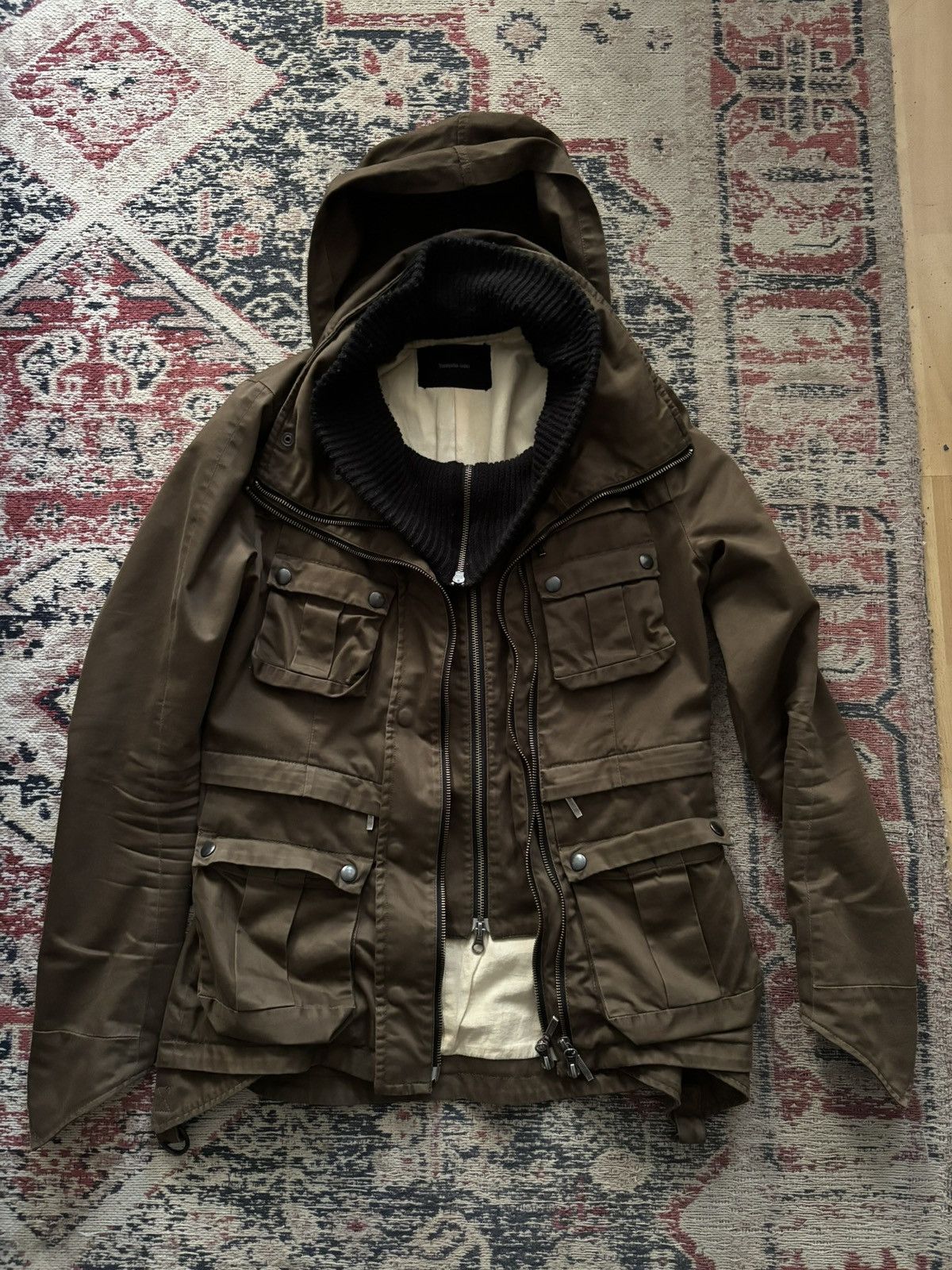 Yasuyuki Ishii Yasuyuki Ishii layered multi-zip cargo jacket Size US M / EU 48-50 / 2 - 2 Thumbnail