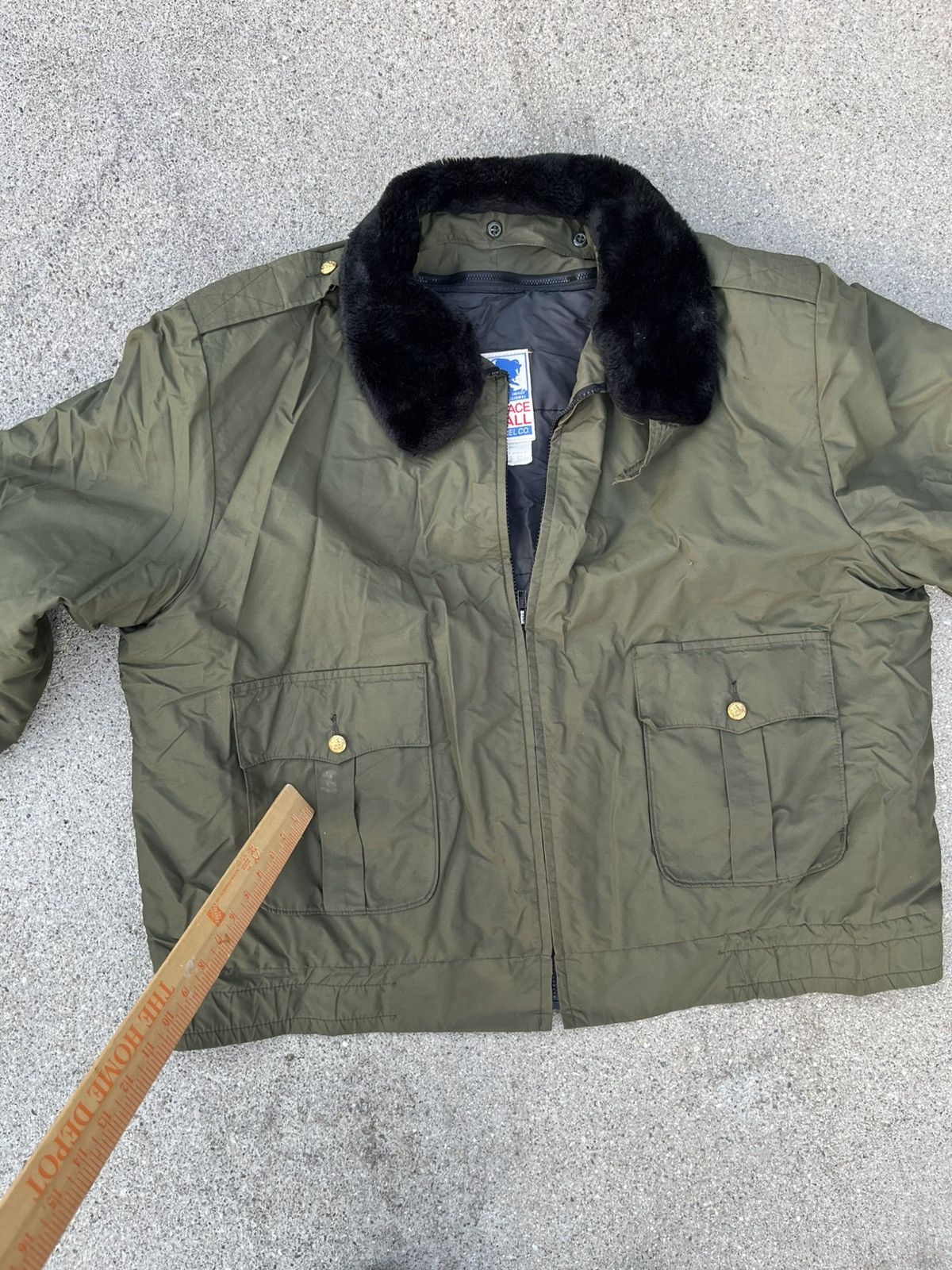 Vintage Vintage Horace Small Apparel Co Military Bomber Green Jacket Size US XL / EU 56 / 4 - 8 Thumbnail