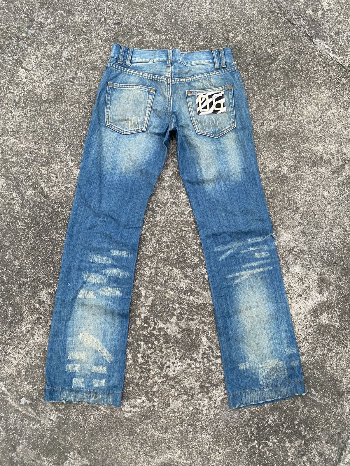 Dolce & Gabbana D&G Distressed Jeans Size US 30 / EU 46 - 2 Thumbnail