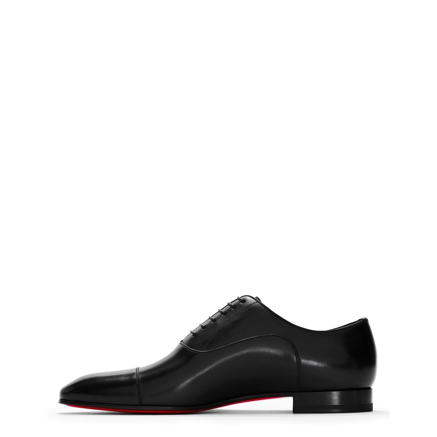 Christian Louboutin Men'S Greggo Lace-Up Leather Boat Shoes Size US 11.5 / EU 44-45 - 3 Thumbnail