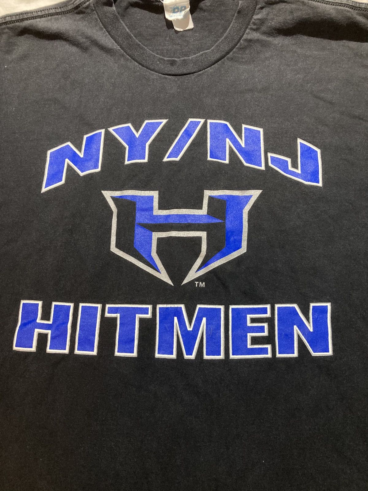 Drew Pearson Vintage XFL T-shirt, New York New Jersey Hitmen, size 2X Size US XXL / EU 58 / 5 - 2 Thumbnail