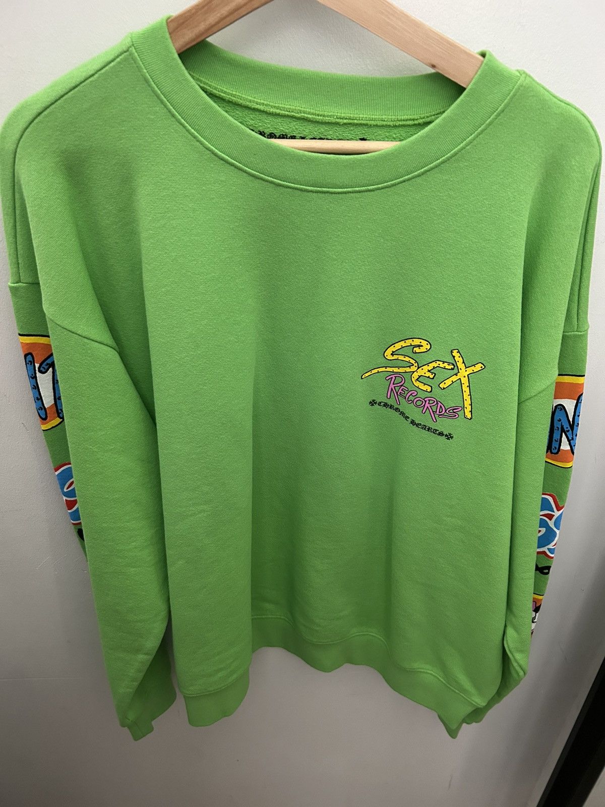 Chrome Hearts Chrome Hearts Matty Boy Sex Records Crewneck Size US XXL / EU 58 / 5 - 1 Thumbnail