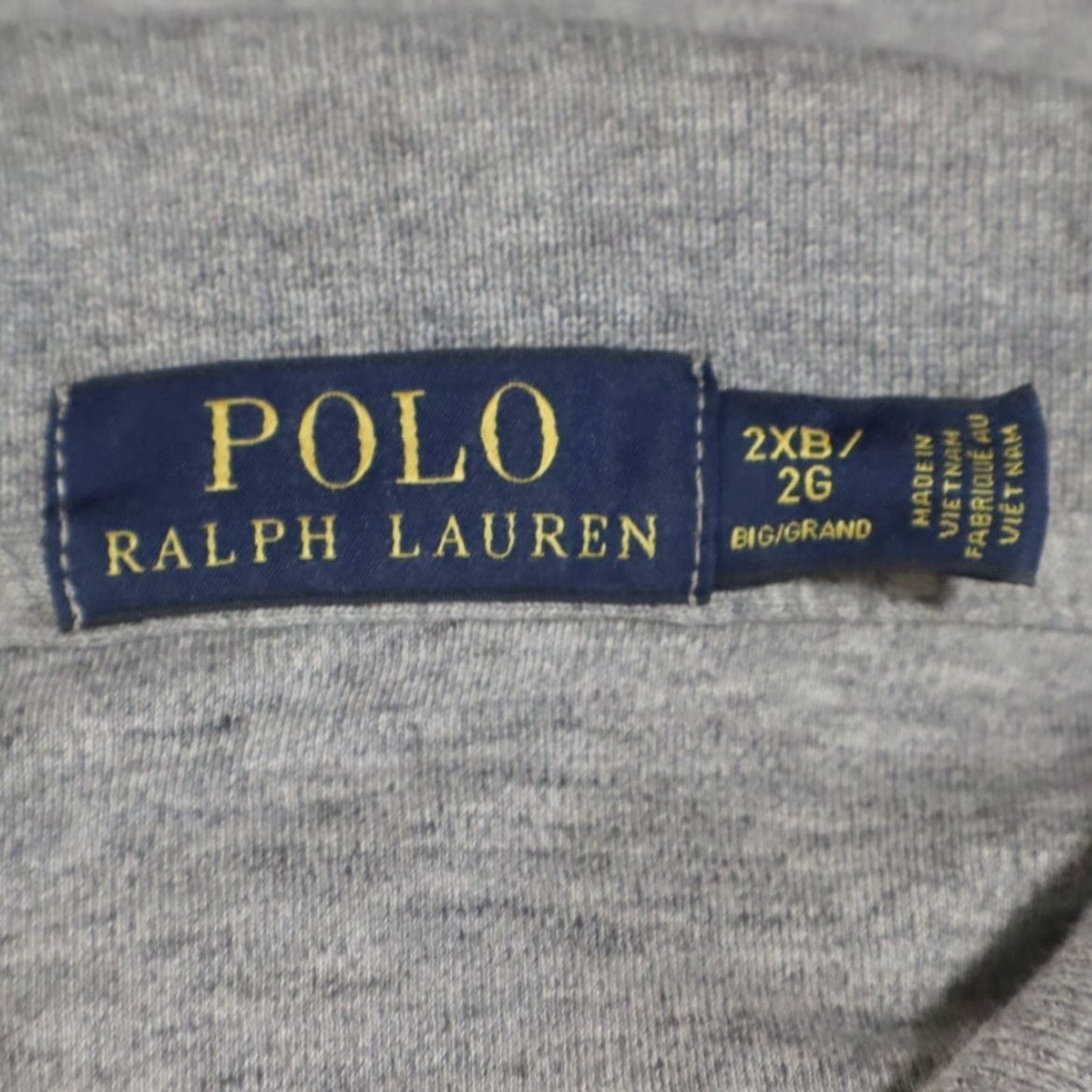 Polo Ralph Lauren Polo Ralph Lauren Shirt Gray Cotton Pique Men's 2XB Size US XXL / EU 58 / 5 - 5 Thumbnail