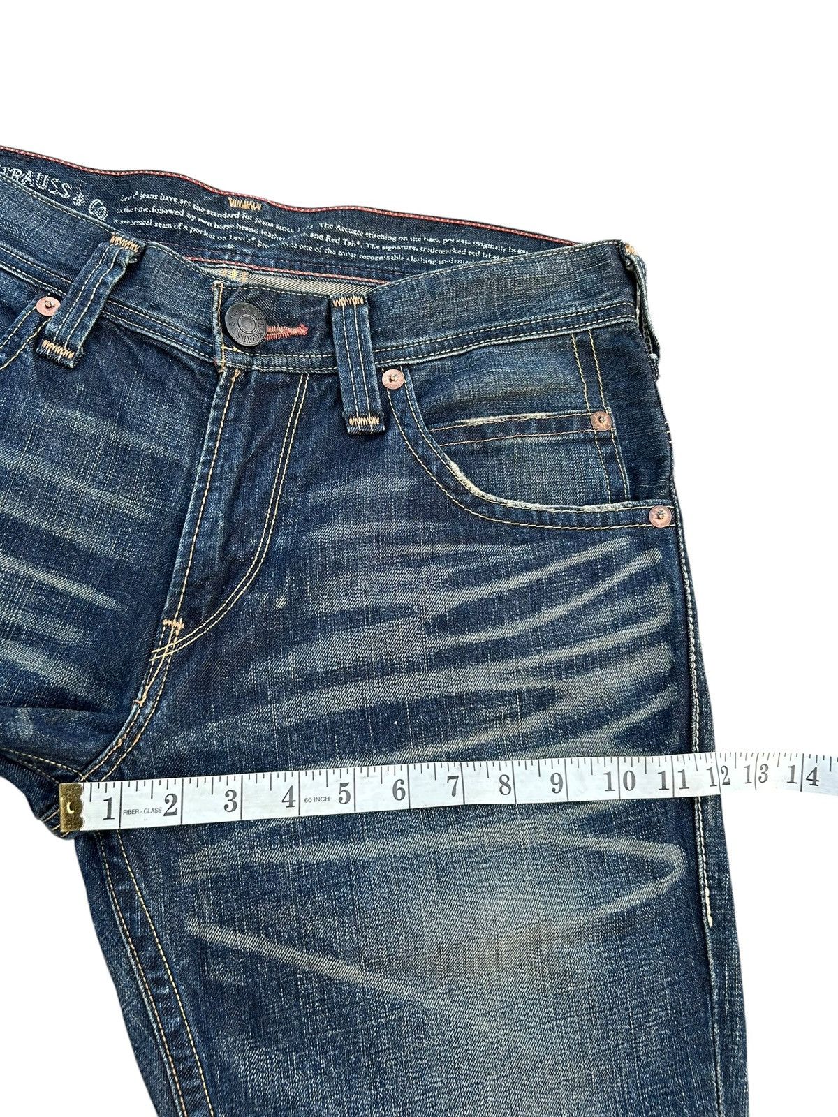 Kapital Flare Vintage Levis Hippies Style Distressed Denim Jeans Size US 34 / EU 50 - 19 Thumbnail