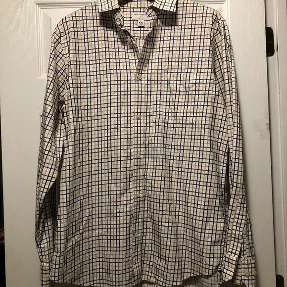 Banana Republic banana Republic men's cotton casual shirt size: L (16-16.5 ) Size US L / EU 52-54 / 3 - 1 Thumbnail