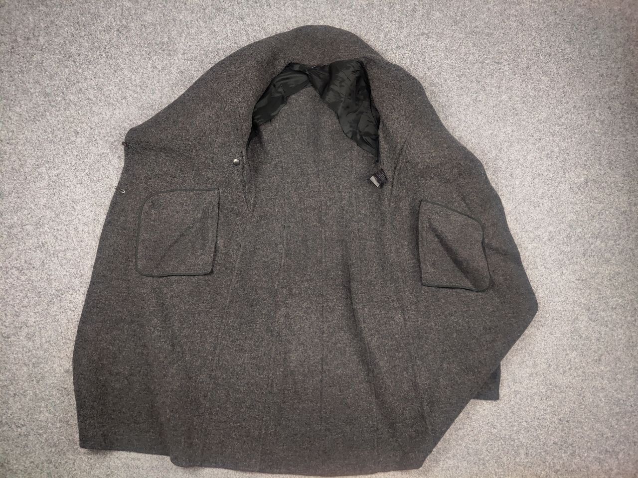 Masnada Masnada asymmetric clasp Wool coat Jacket Faded Color MA+ Size S / US 4 / IT 40 - 17 Thumbnail
