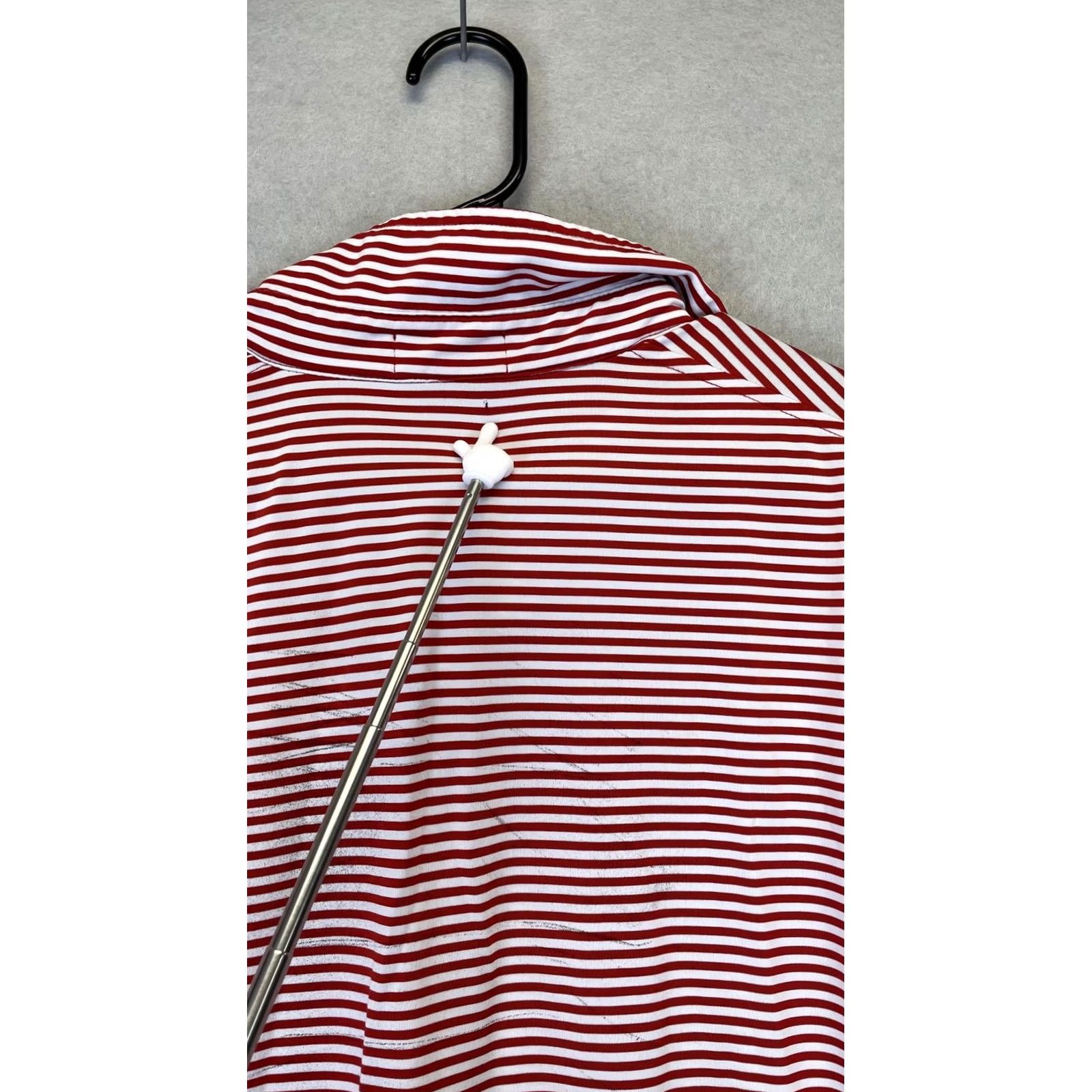 Polo Ralph Lauren Polo Ralph Lauren Mens Medium Polo Shirt Red White Striped Blue Pony Logo Golf Size US M / EU 48-50 / 2 - 7 Thumbnail