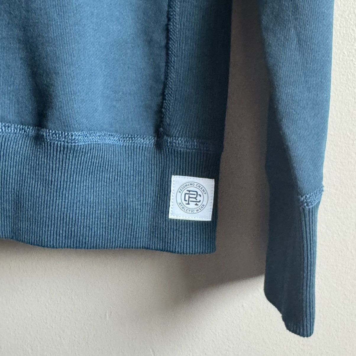 Reigning Champ Reigning Champ Midweight Terry Slim Crewneck - Storm - (S) Size US S / EU 44-46 / 1 - 5 Thumbnail