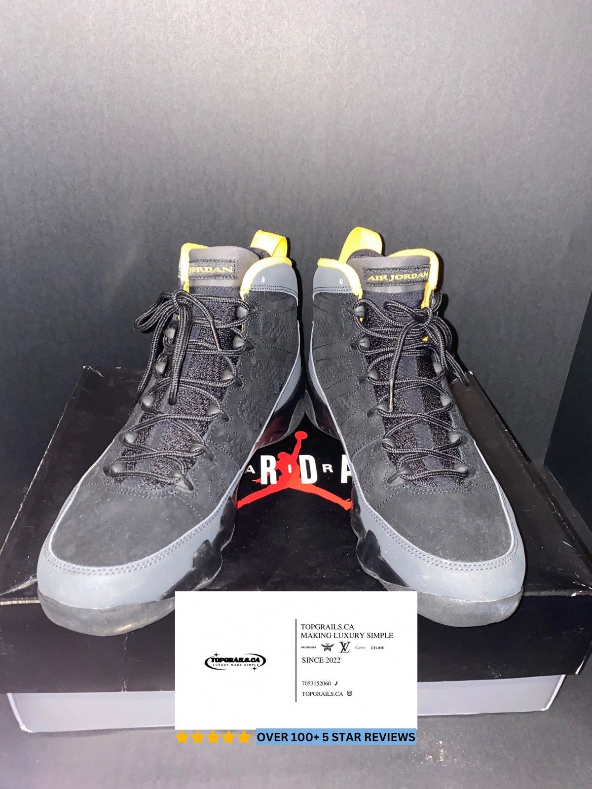 Air Jordan Retro University Gold/Grey Size With Box