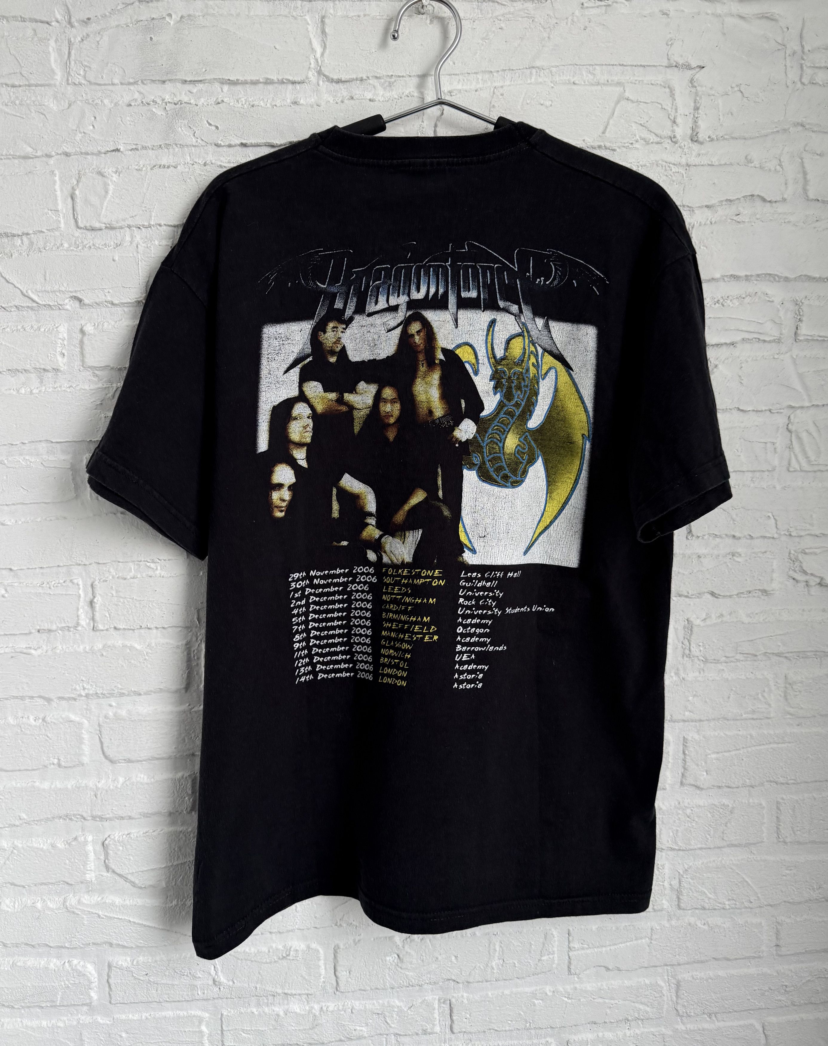 Band Tees Vintage 2006 Dragonforce Inhuman rampage tour t-shirt Size US M / EU 48-50 / 2 - 2 Thumbnail