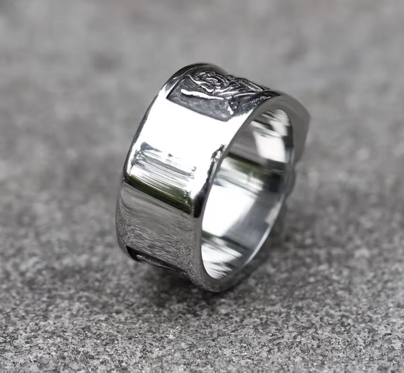 Vintage Vintage SKULL RING Size ONE SIZE - 4 Thumbnail