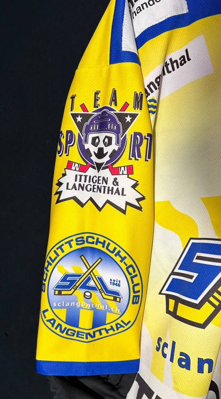 NHL SC Langenthal Switzerland Ice Hockey Shirt Jersey #15 Size US L / EU 52-54 / 3 - 3 Thumbnail