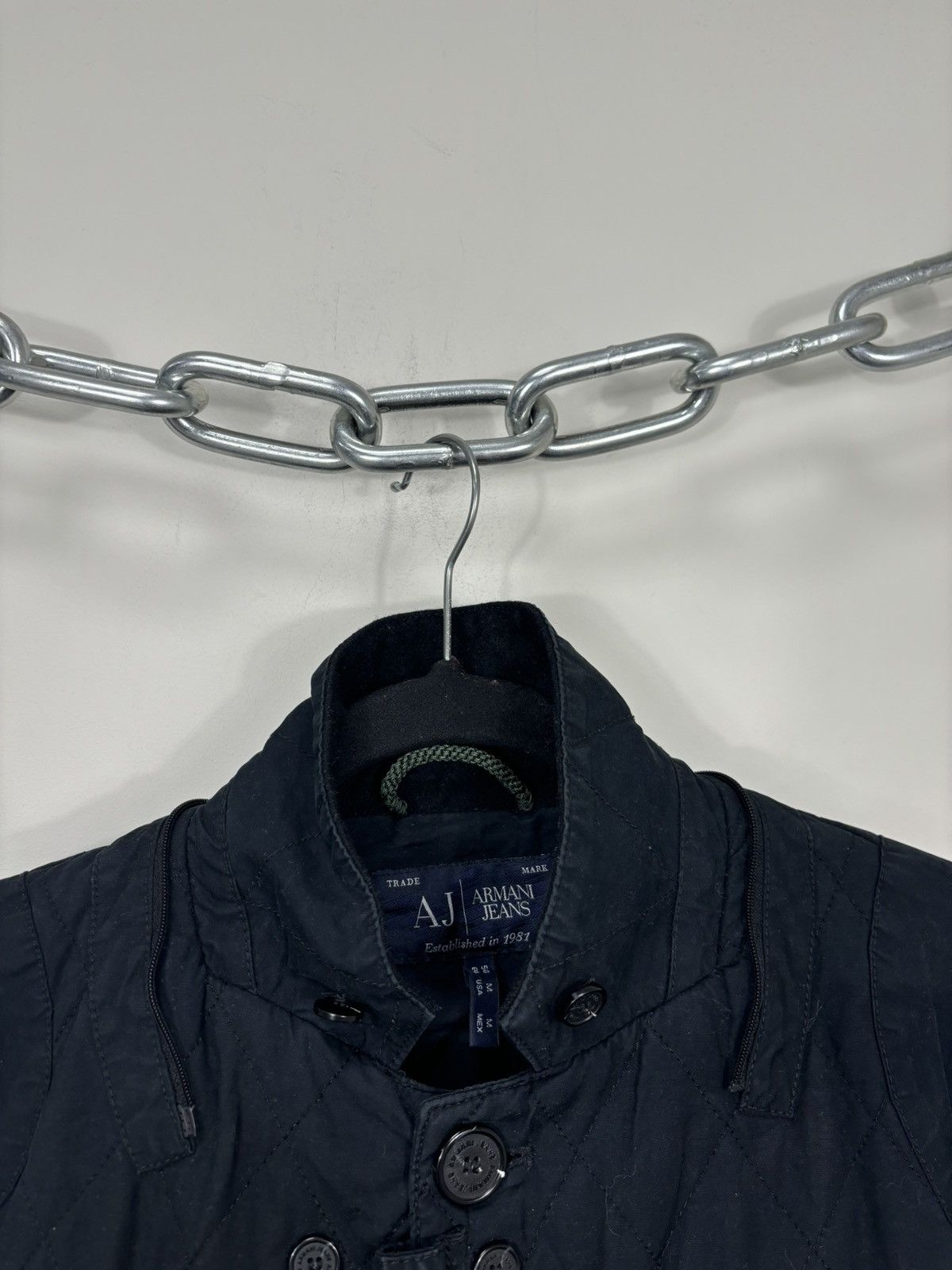 Armani Armani Jeans Men’s Pockets Classic Luxury Quilted Jacket Size US M / EU 48-50 / 2 - 8 Thumbnail