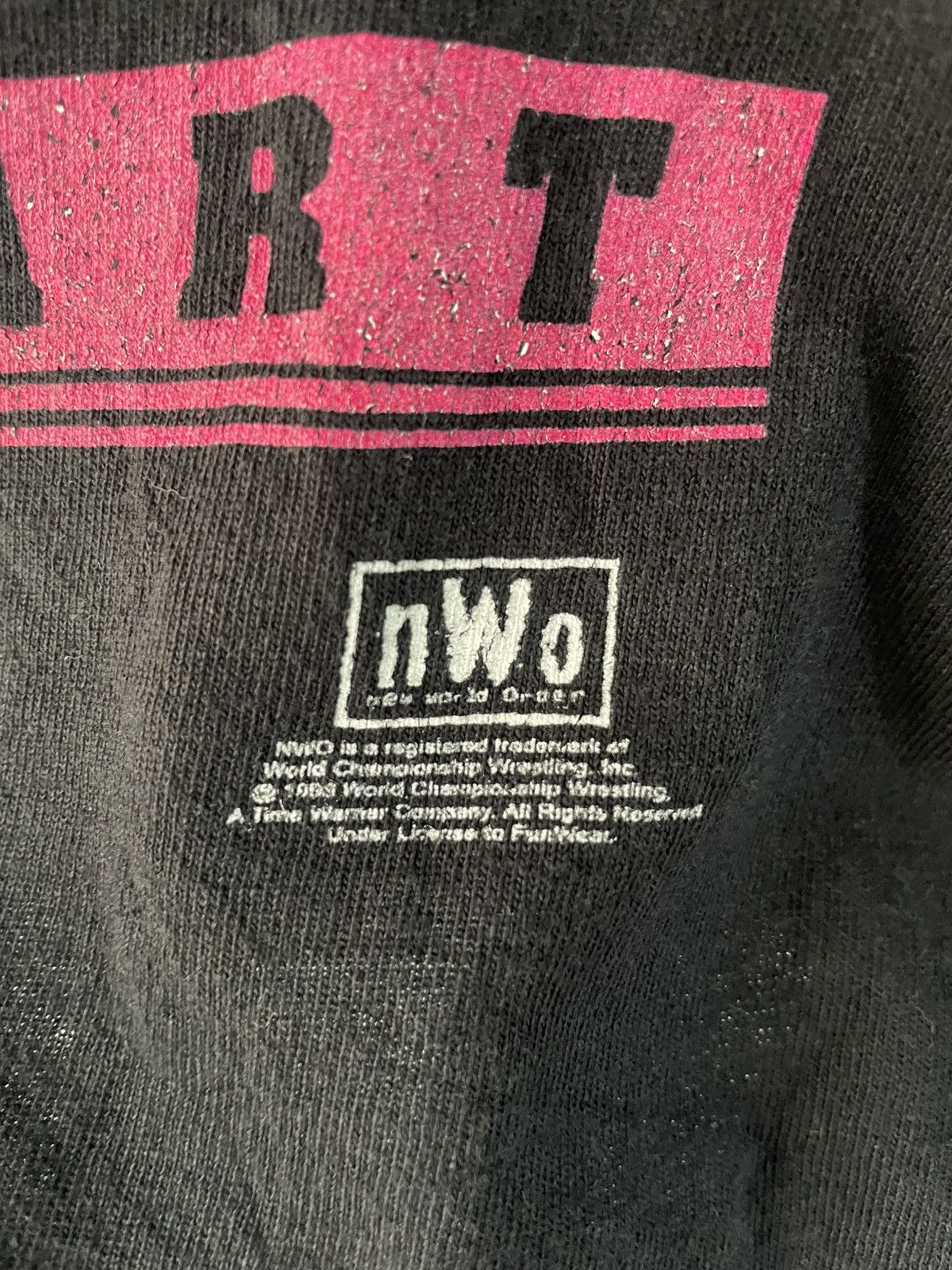 WWE Nwo vintage 1998 Bret Hart-The Hitman tee Size US L / EU 52-54 / 3 - 3 Thumbnail
