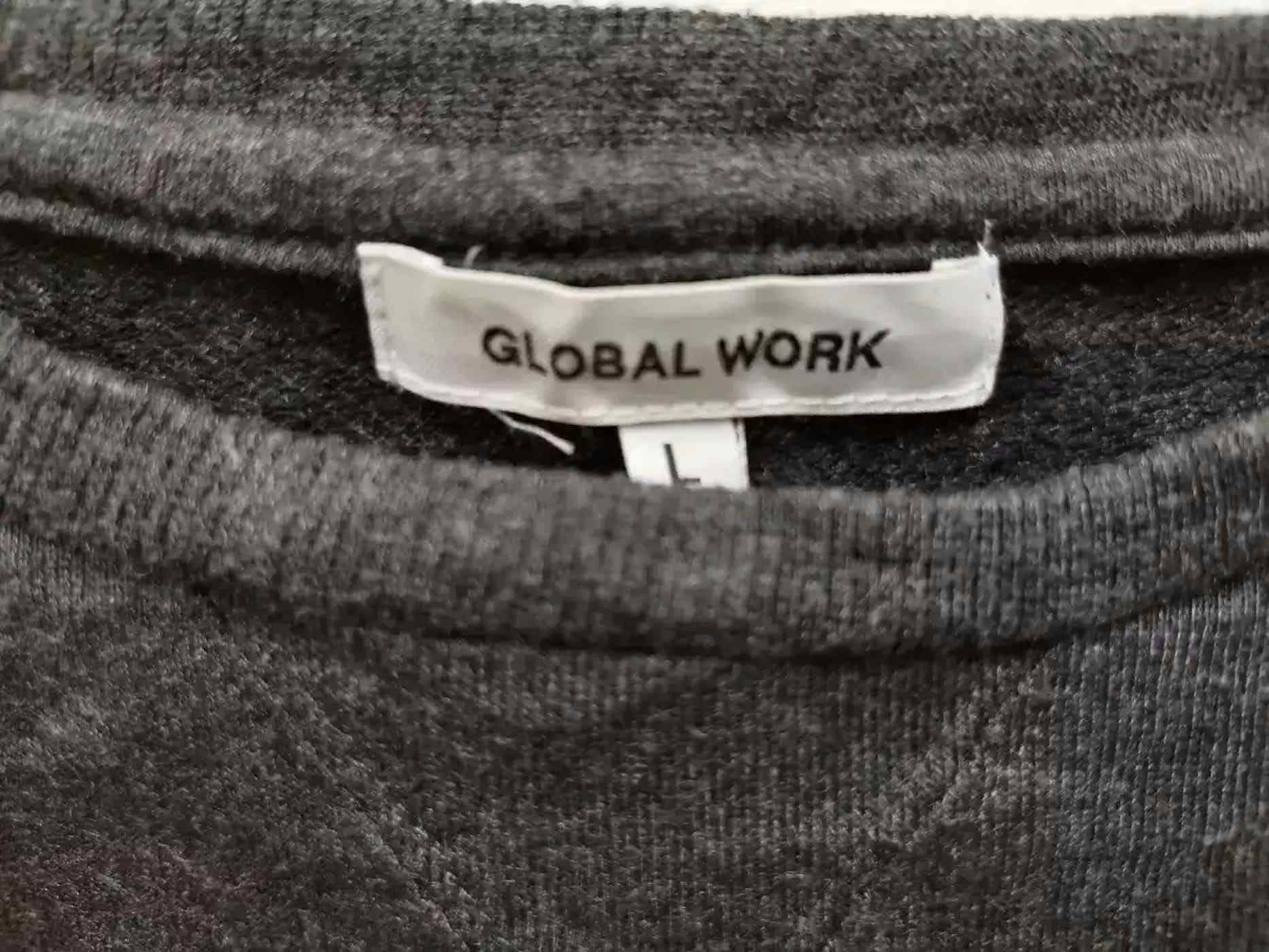 Global Work Vintage Japanese Brand Global Work Sweatshirt Size US L / EU 52-54 / 3 - 3 Thumbnail