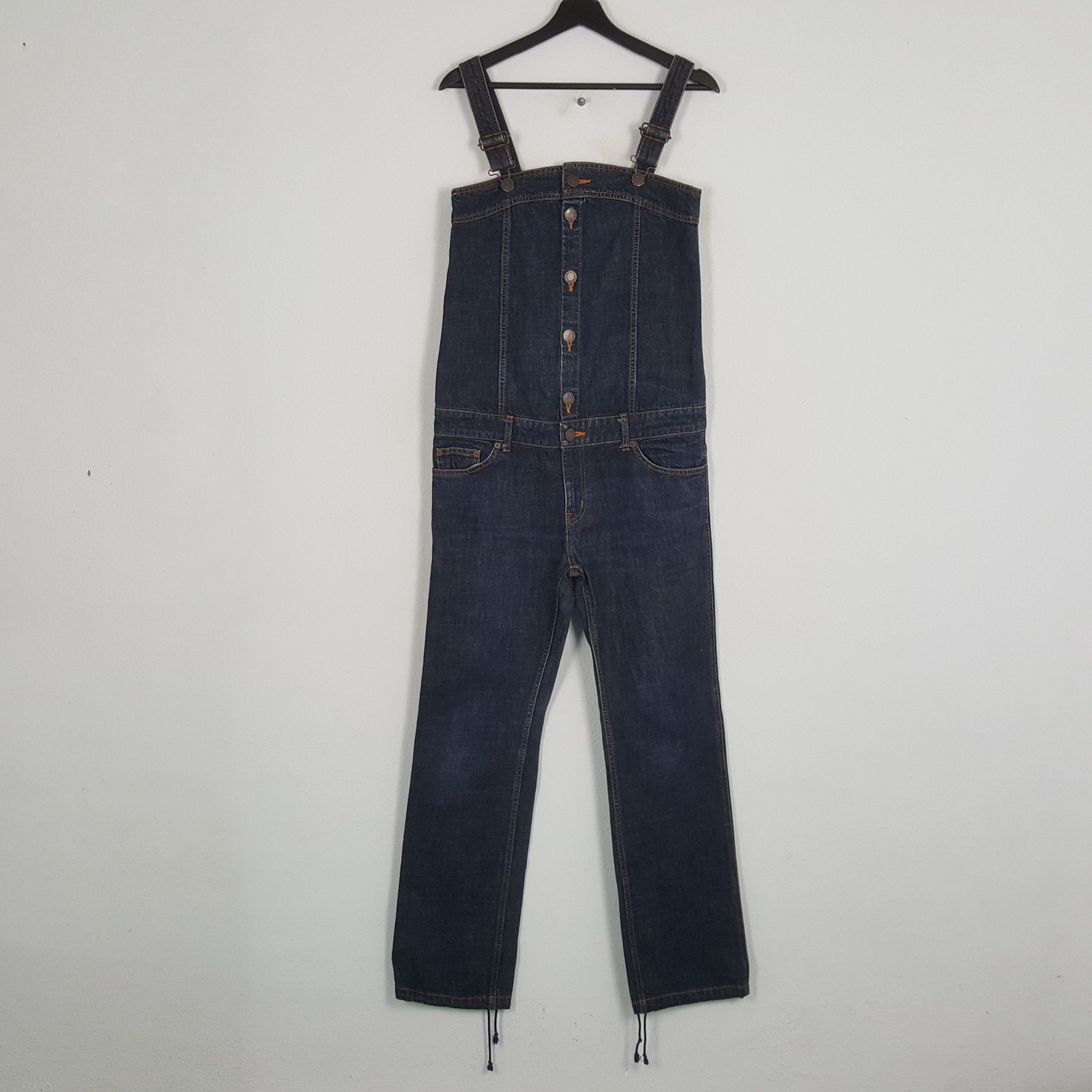 Vintage X-GIRL Japanese Streetwear Fashion Style Overall Jeans Size 36" / US 14 / IT 50 - 1 Thumbnail