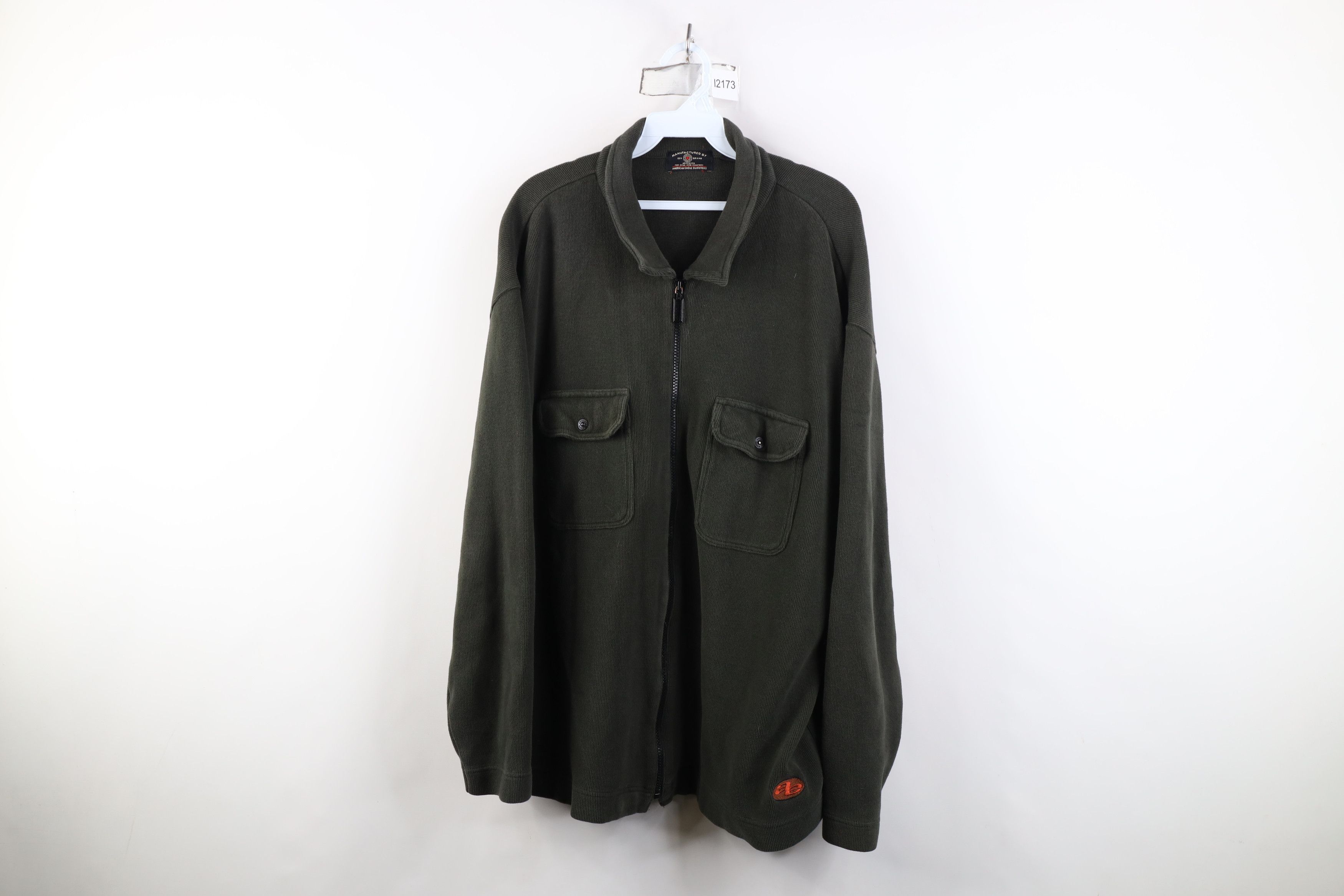 American Eagle Outfitters Vintage 90s Y2K American Eagle Outfitters Knit Shirt Jacket Size XL / US 12-14 / IT 48-50 - 1 Thumbnail
