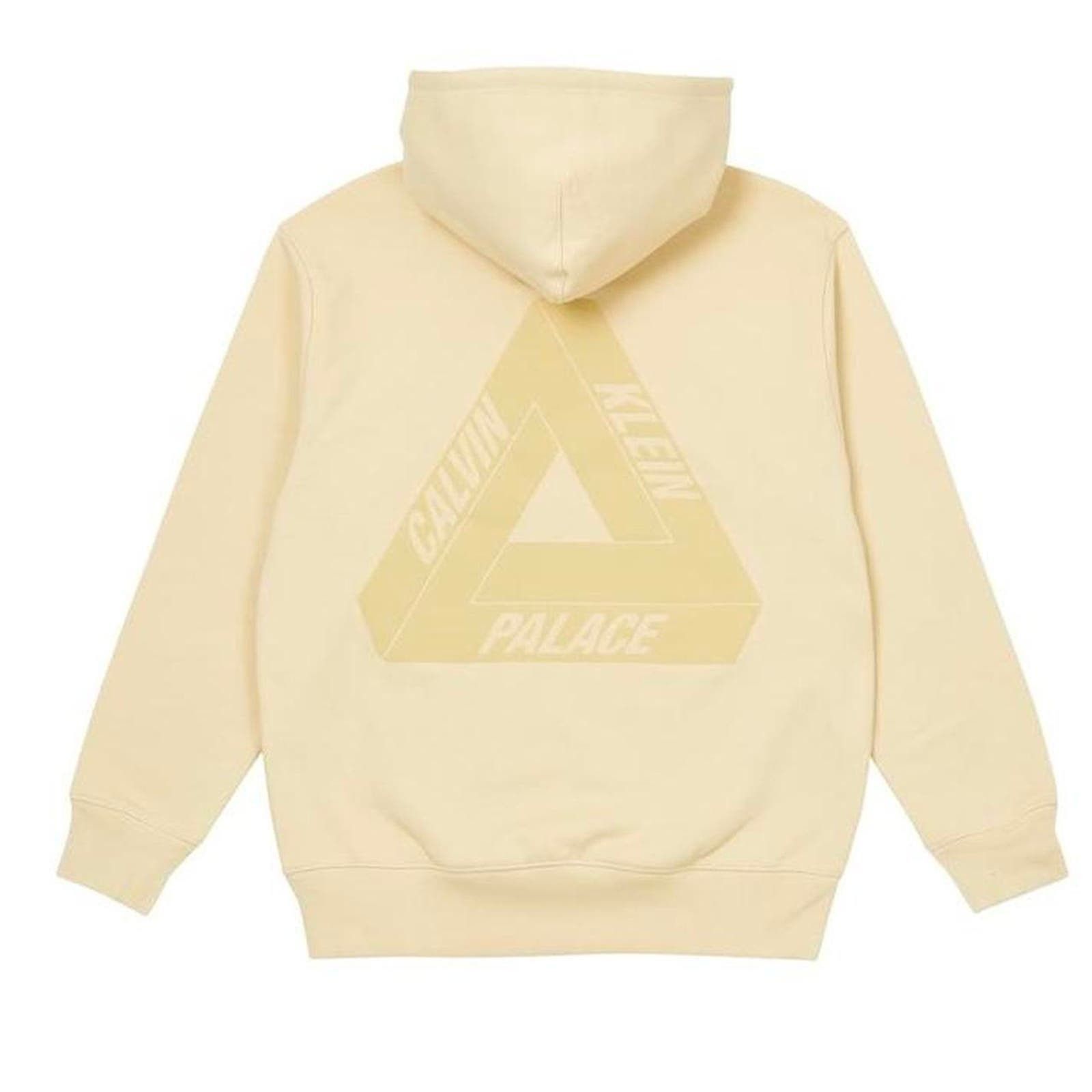 image of Palace X Calvin Klein Tri Ferg Hoodie Wheat in Cream, Men's (Size XL)