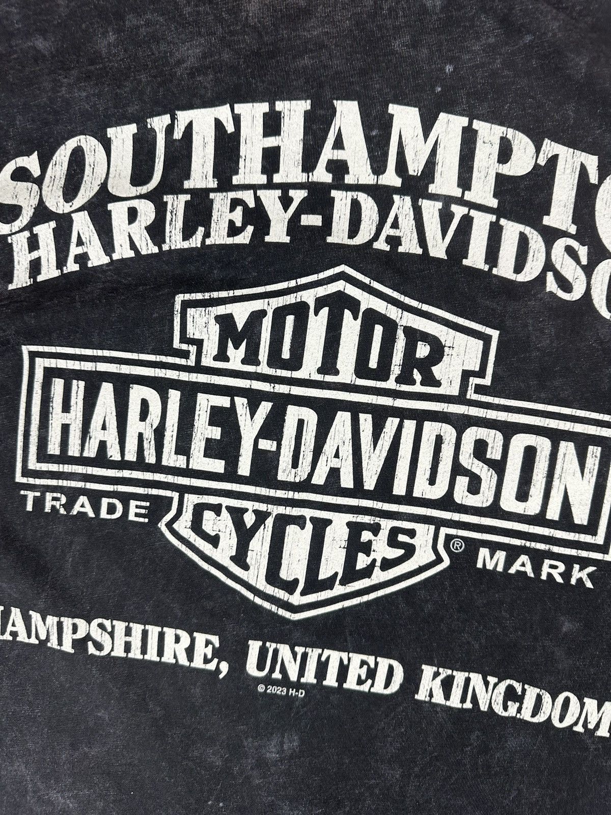 Harley Davidson Harley Davidson Taiday Mens Scull Overprint Logo T-Shirt Size US XL / EU 56 / 4 - 11 Thumbnail