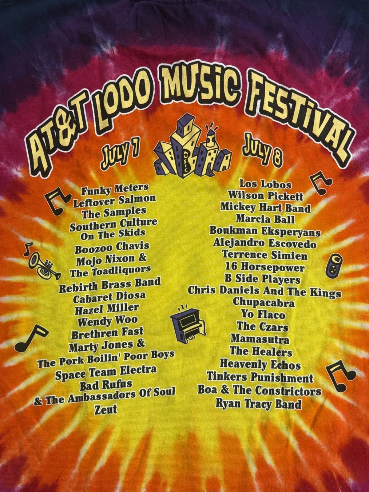 Gildan Vintage AT&T Lodo Music Festival 2000 T-shirt Denver - M Size US M / EU 48-50 / 2 - 5 Thumbnail