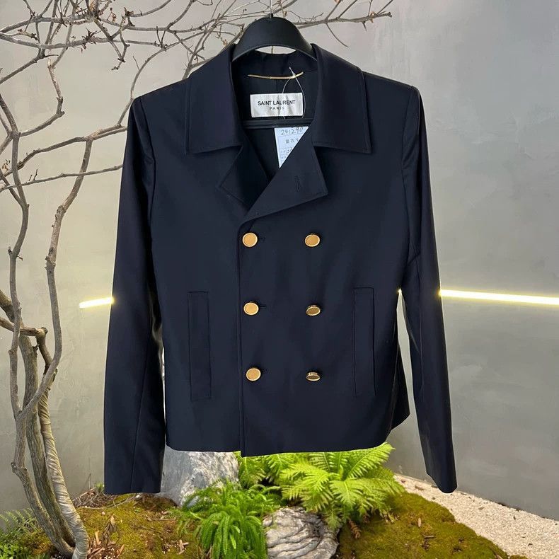 Saint Laurent Paris Saint Laurent Paris Golden buckle suit jacket-2506 Size US XS / EU 42 / 0 - 1 Thumbnail
