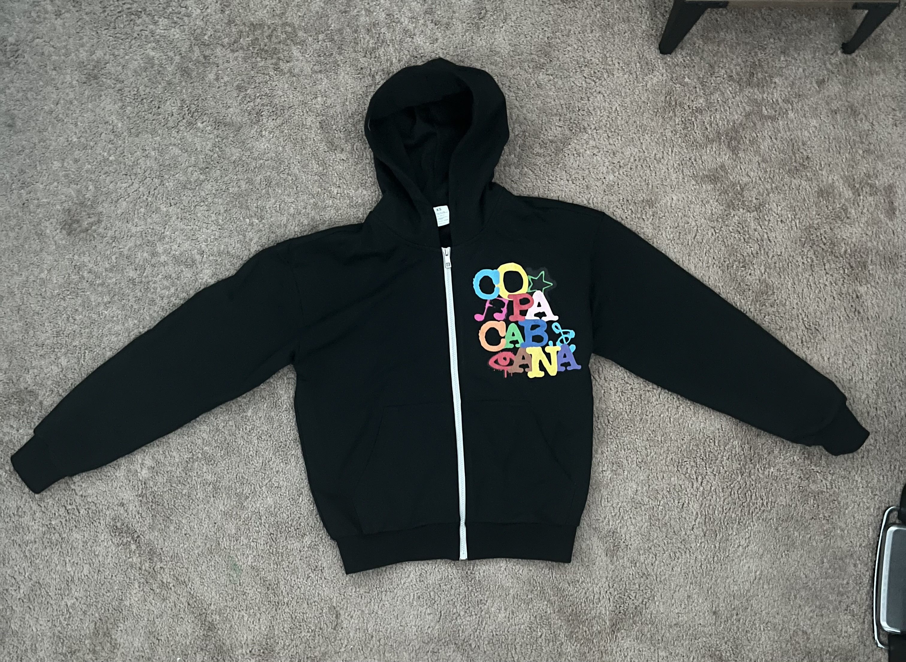 Vintage Custom COPACOBANA black and yellow hoodies Size US S / EU 44-46 / 1 - 2 Thumbnail