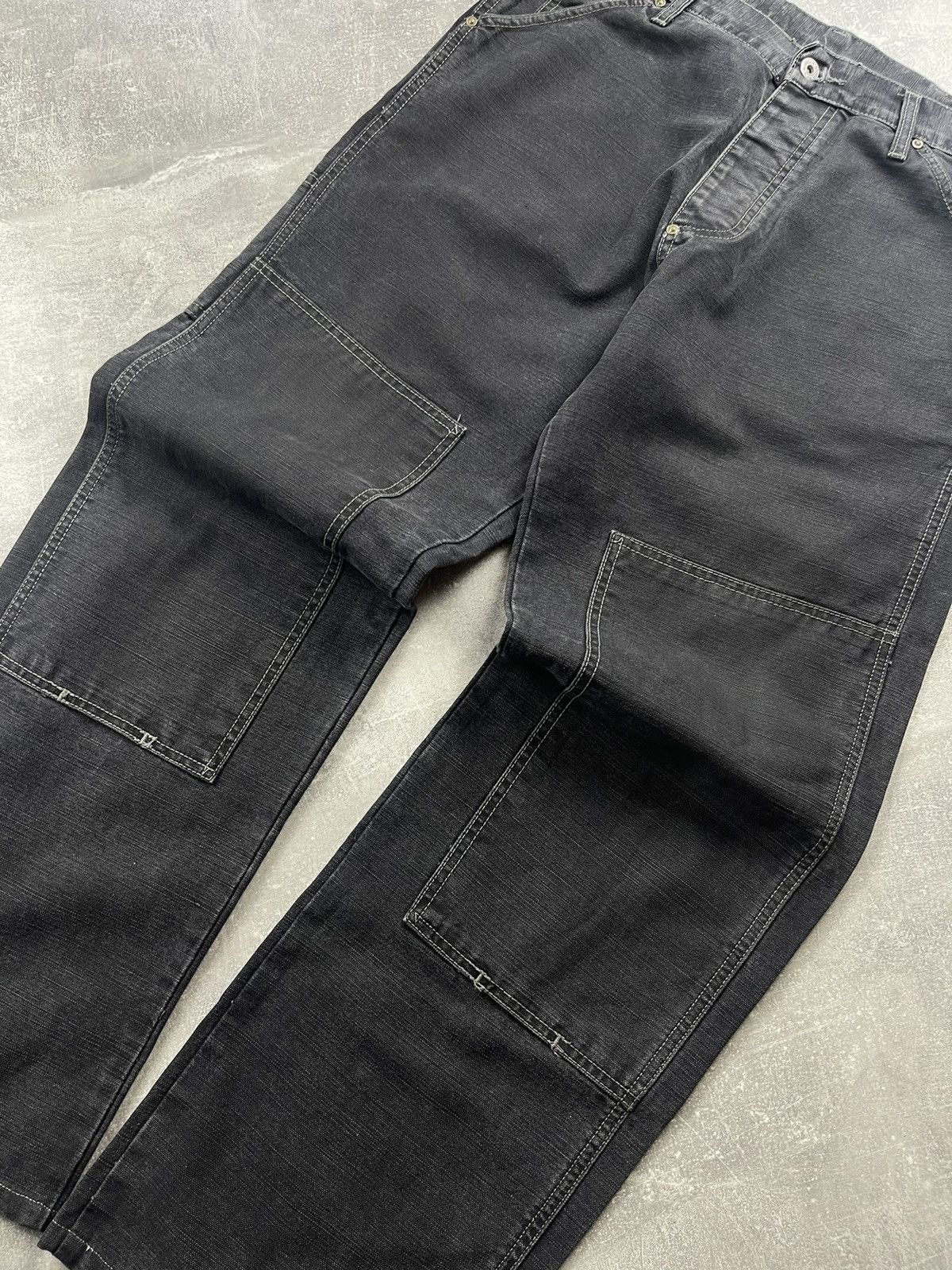 G-Star G-Star RAW Vintage Worker Jeans Black Denim Carpenter Pants Size US 32 / EU 48 - 8 Thumbnail