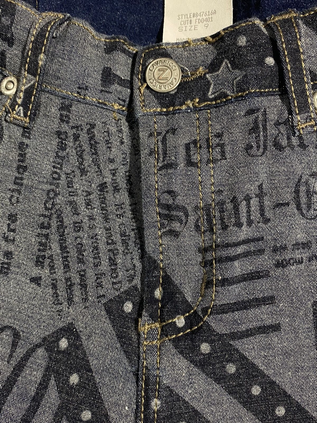 Vintage Z. Cavaricci Vintage AOP Boot Cut Denim Jeans Size 29" - 6 Thumbnail