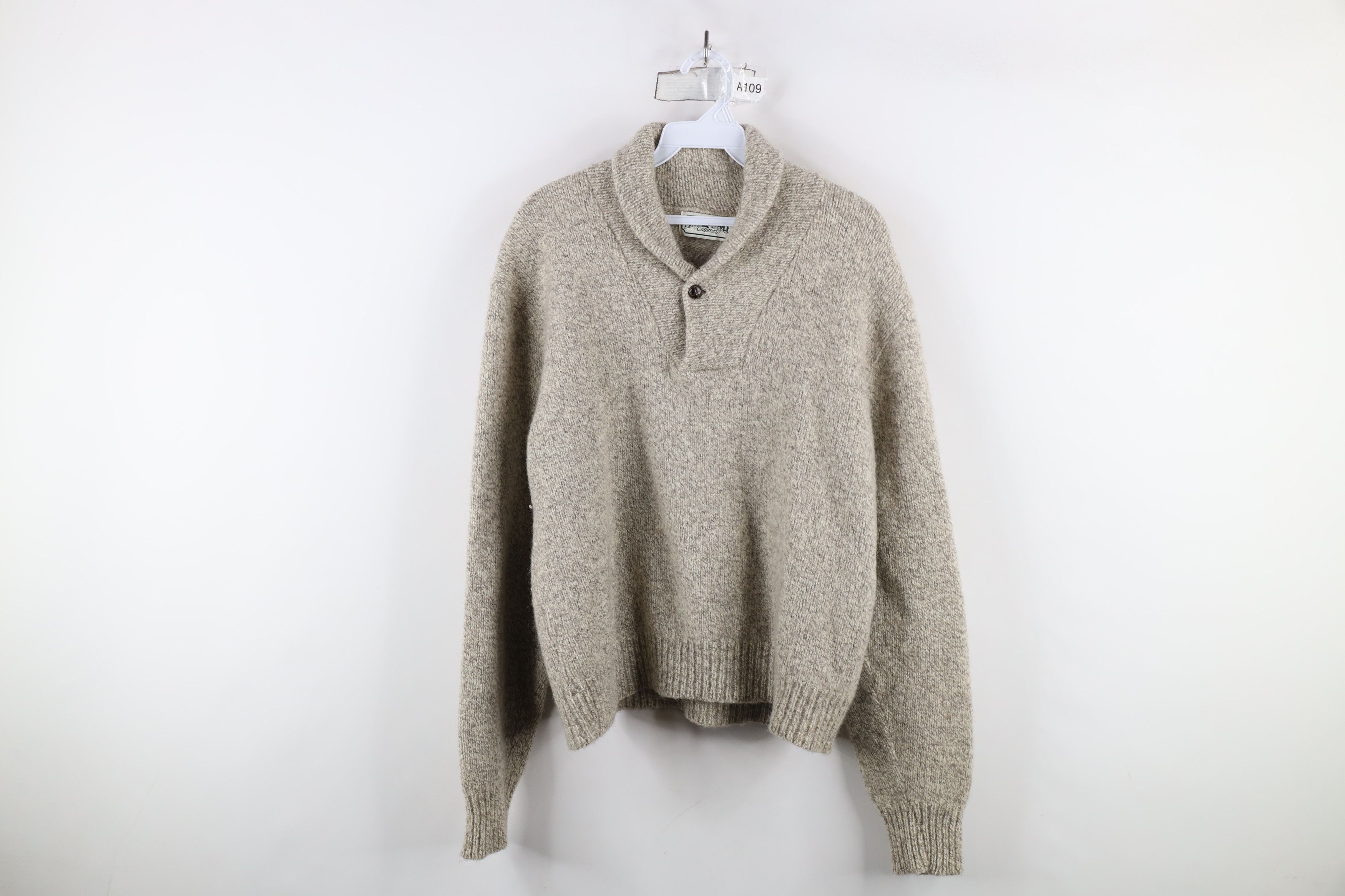 American Eagle Outfitters × Vintage Vintage 90s American Eagle Outfitters Knit Shawl Sweater USA Size US M / EU 48-50 / 2 - 1 Thumbnail
