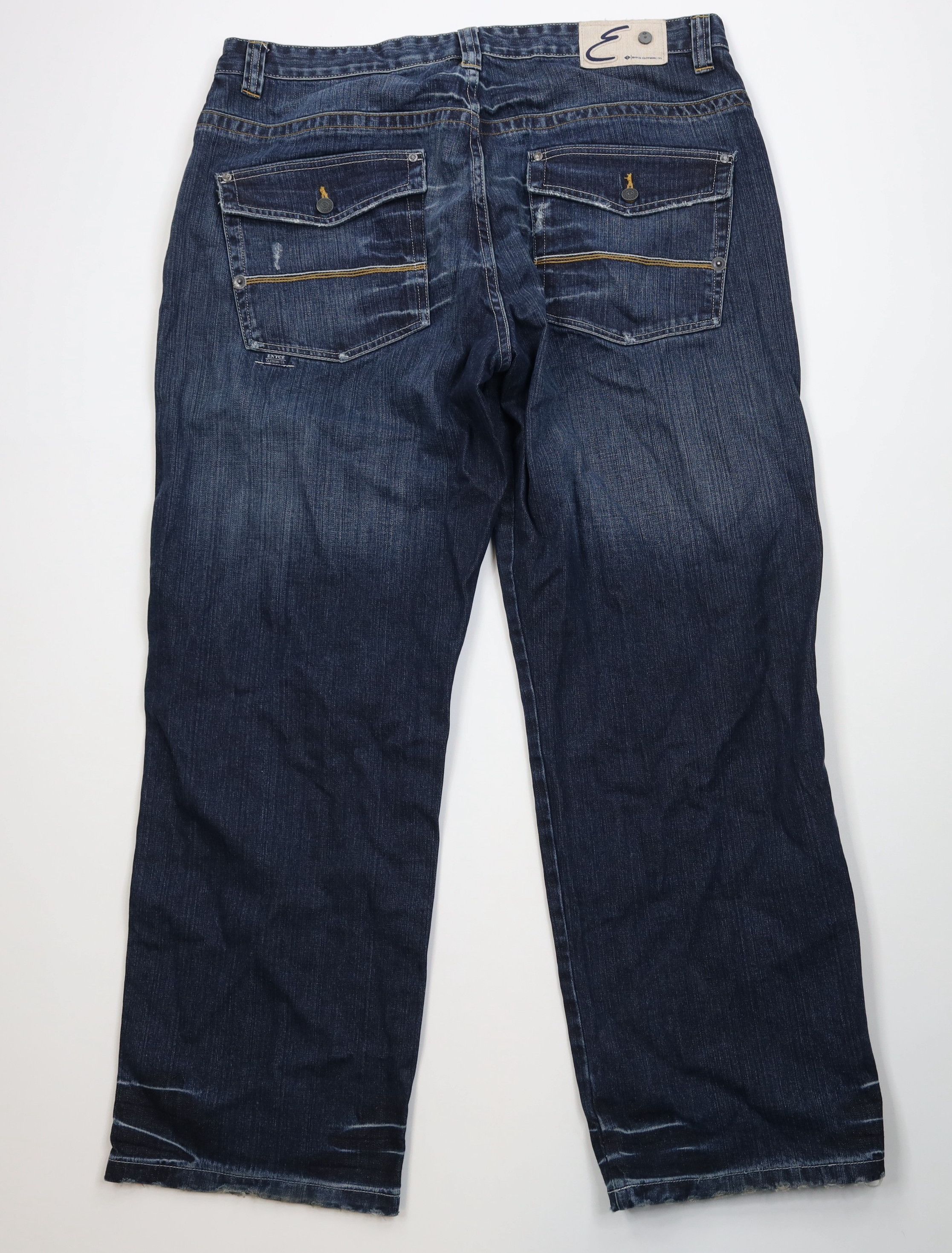 Vintage Vintage 90s Y2K Enyce Baggy Fit Wide Leg Denim Jeans Blue Size US 40 / EU 56 - 12 Thumbnail