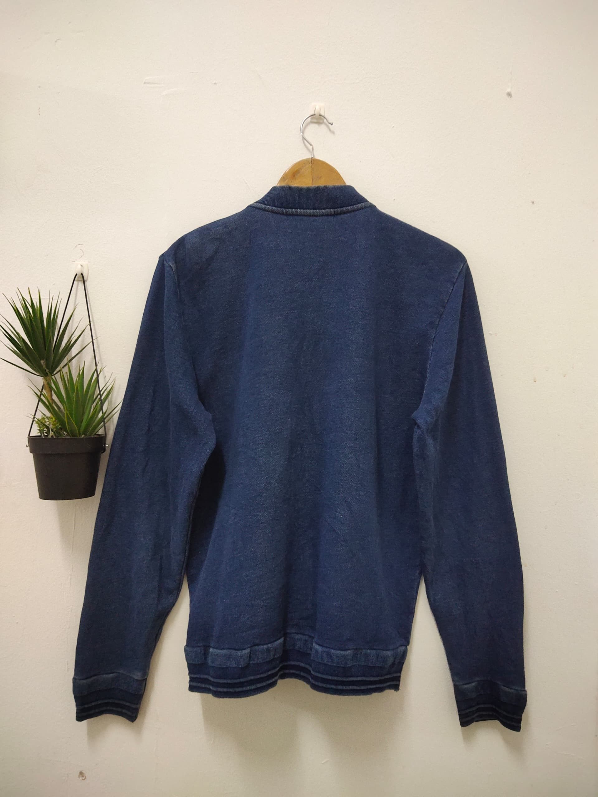 Japanese Brand Nano Universe Denim bomber jacket streetwear carhartt Size US M / EU 48-50 / 2 - 6 Thumbnail