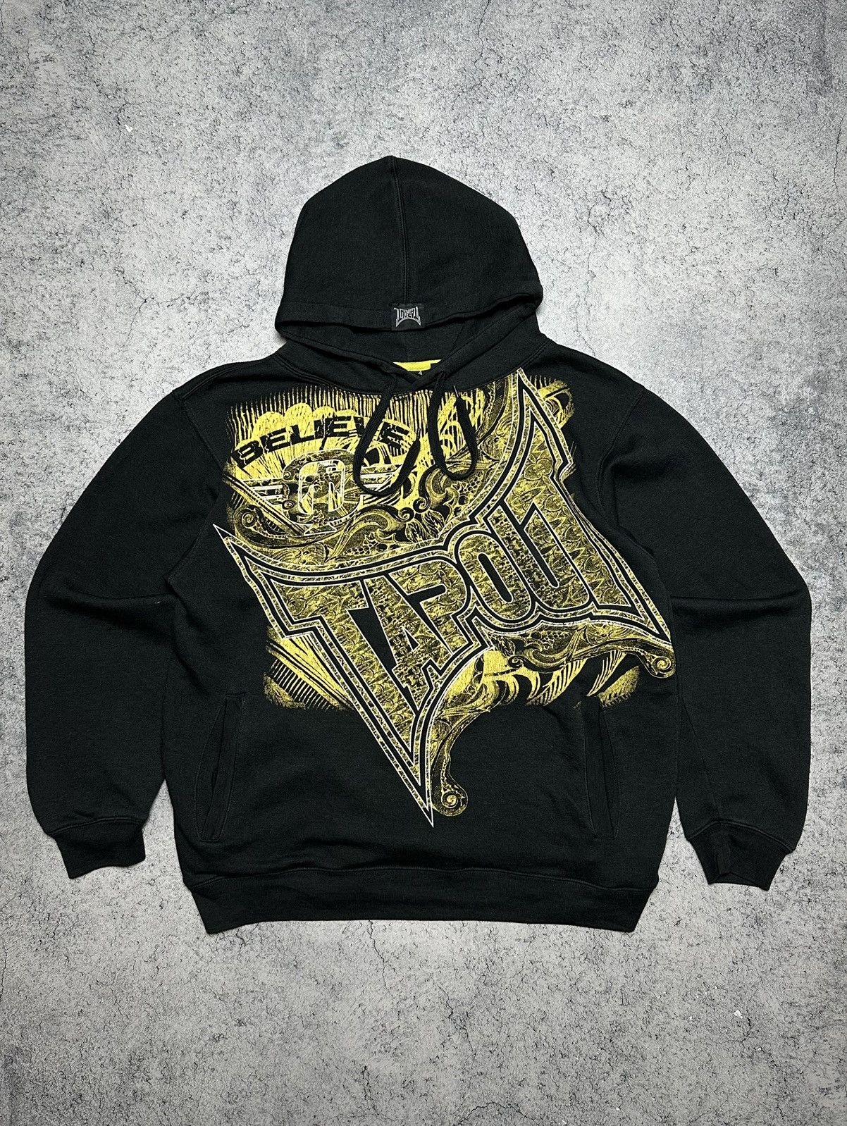 Tapout Vintage Tapout MMA Hoodie Y2K Affliction Style Size US XL / EU 56 / 4 - 1 Thumbnail