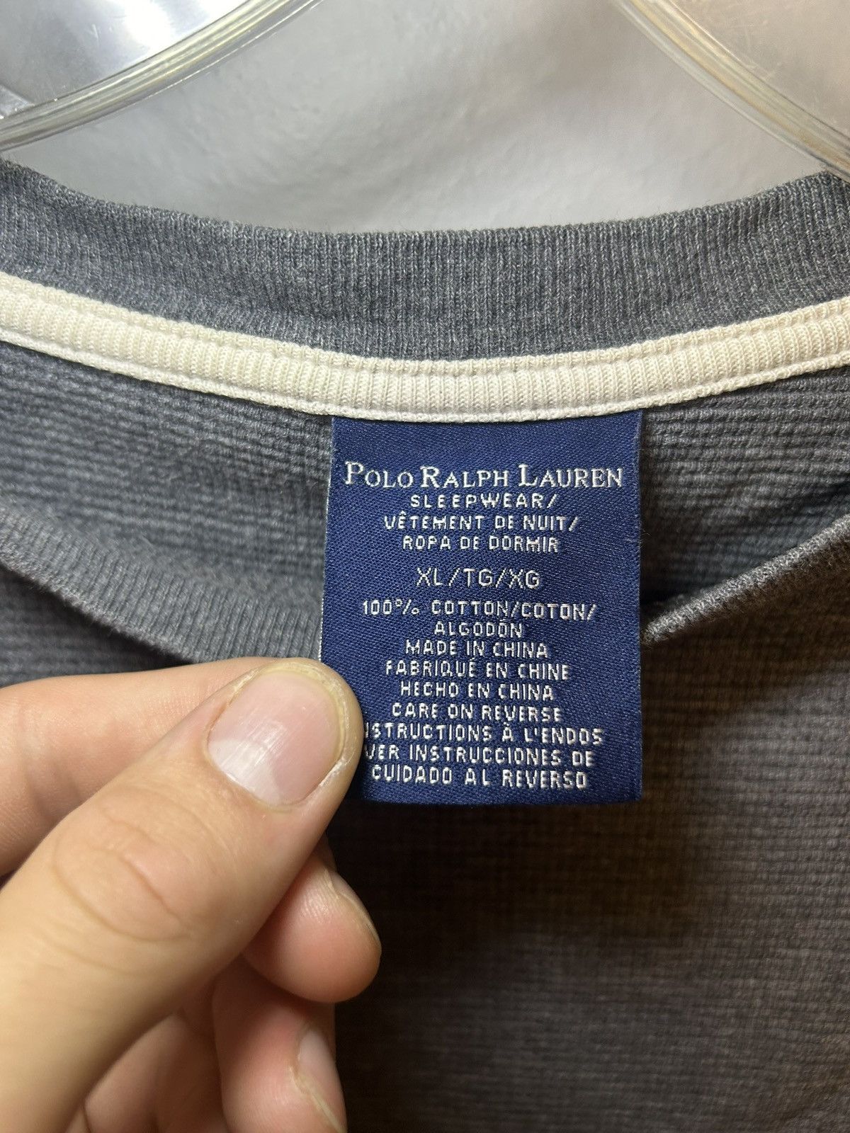 Polo Ralph Lauren Polo Ralph Lauren sleepwear waffle thermal long sleeve Size US XL / EU 56 / 4 - 3 Thumbnail