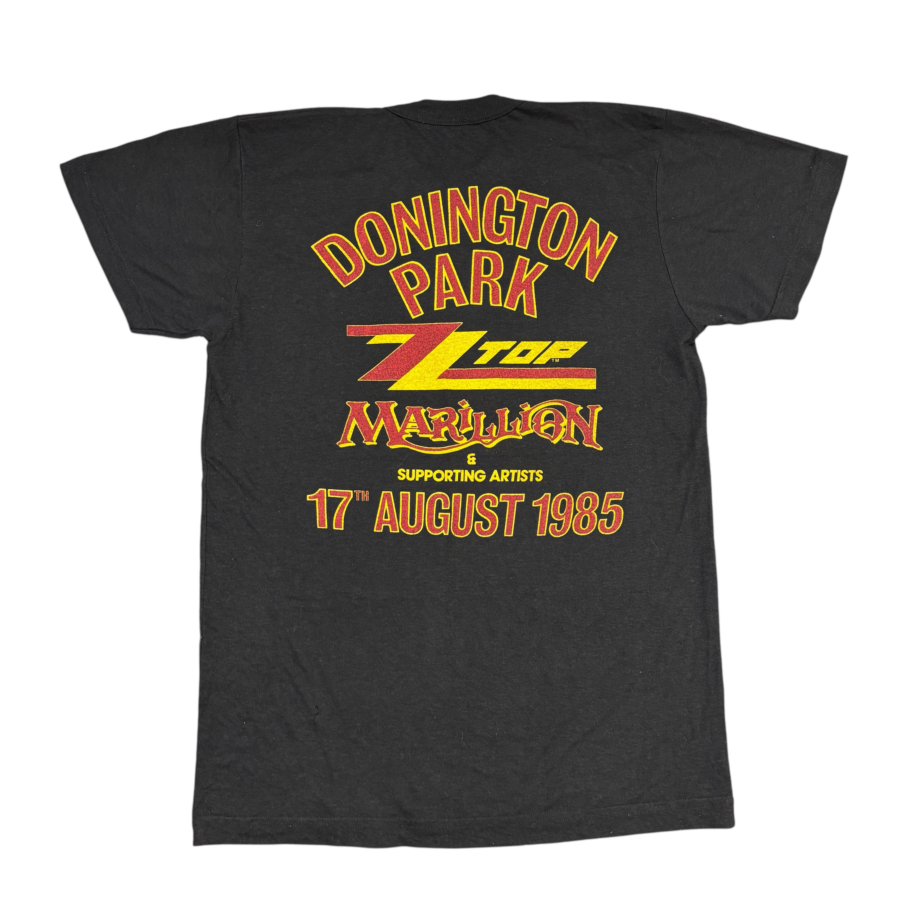 Band Tees Vintage ZZ Top Shirt 80s Band Tee Marillion Monsters of Rock Size US M / EU 48-50 / 2 - 2 Thumbnail
