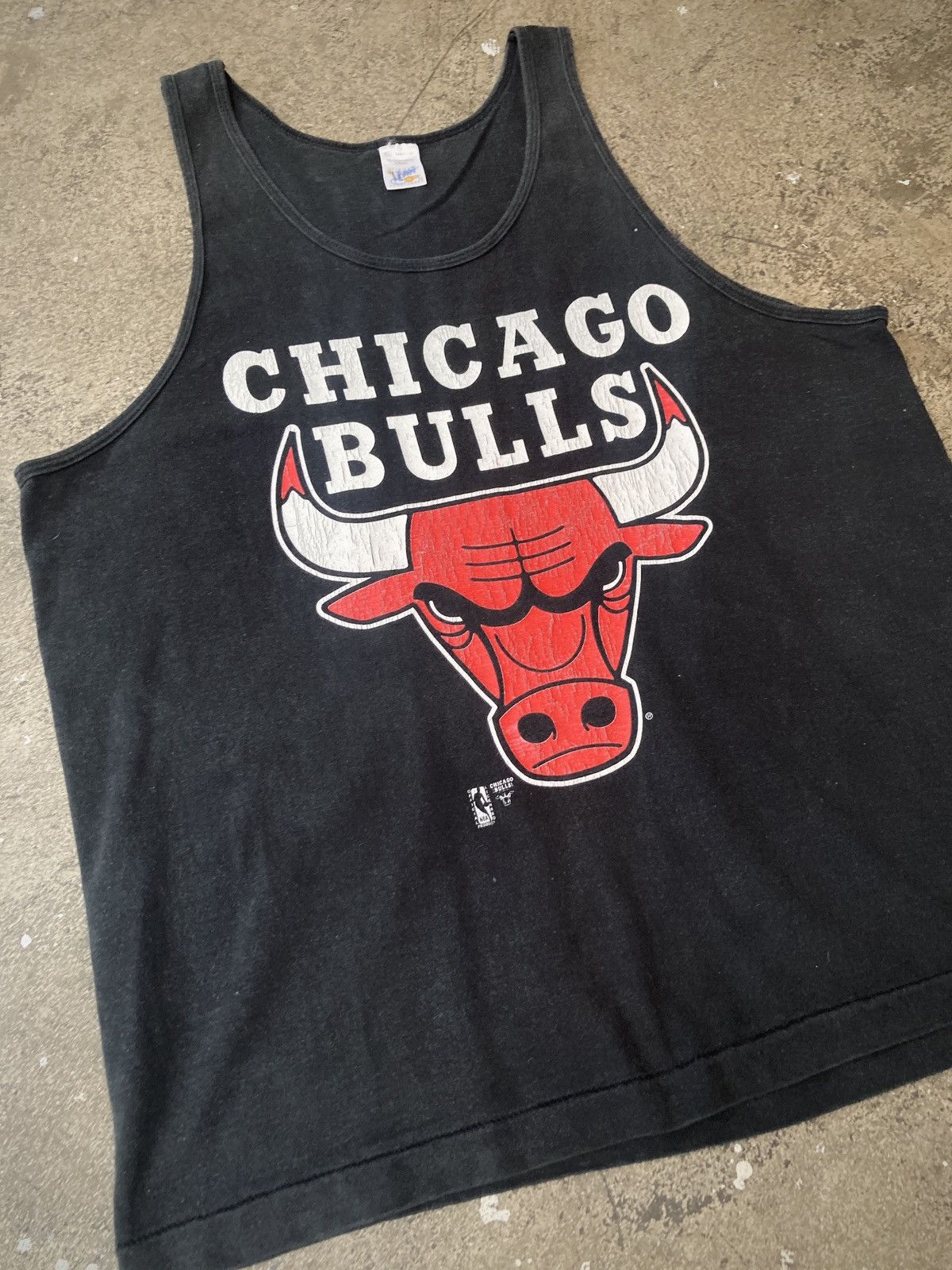 NBA × Vintage Vintage 90s Chicago Bulls Tank Top Size US XL / EU 56 / 4 - 2 Thumbnail