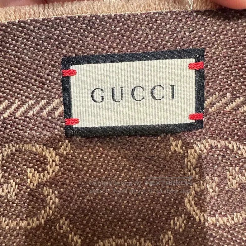 Gucci Gucci Double-sided jacquard mocha-coloured double-sided sc Size ONE SIZE - 5 Thumbnail