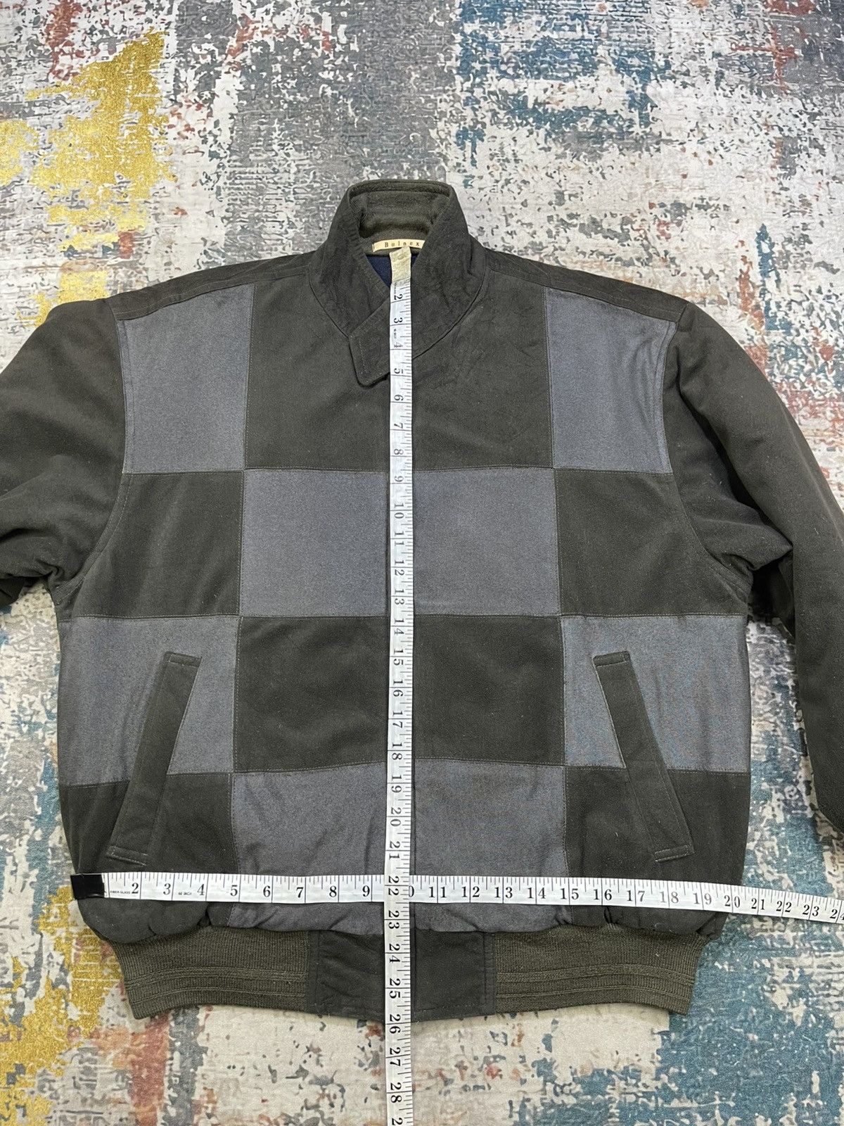 Japanese Brand Vintage Bulnex Checked Patchwork Jacket Size US M / EU 48-50 / 2 - 3 Thumbnail