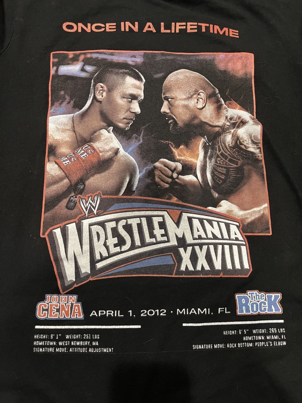 WWE Wwe wrestle mania XXVIII tee very clean. Size s Size US S / EU 44-46 / 1 - 4 Thumbnail